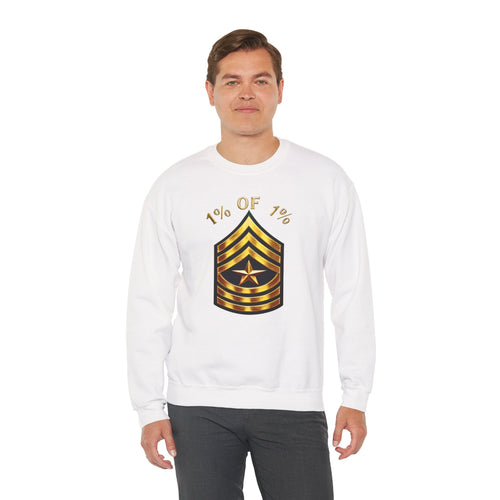 "1% of 1%" Gold Rank Crewneck Sweatshirt