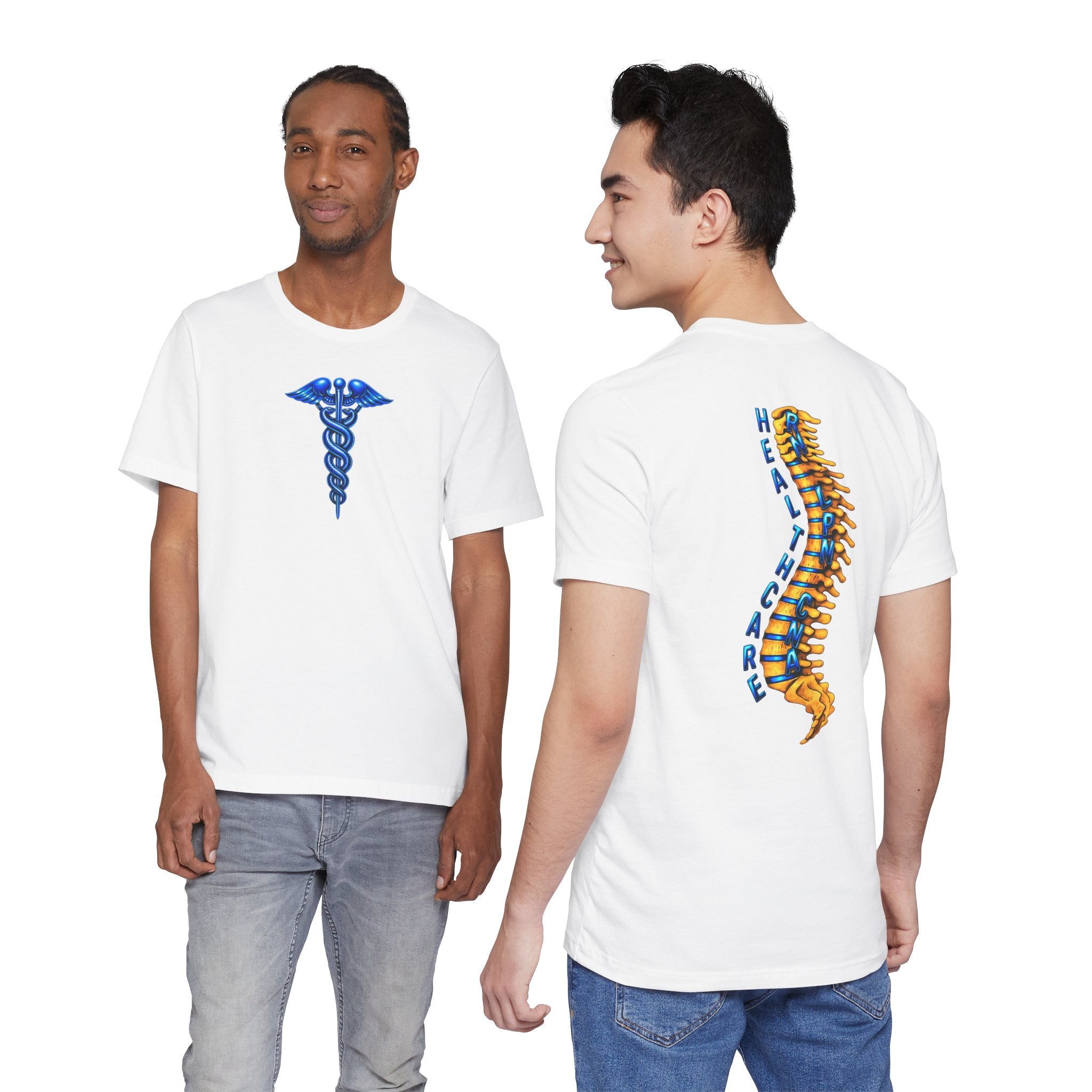 Backbone Of Healthcare Unisex Jersey Short Sleeve Tee