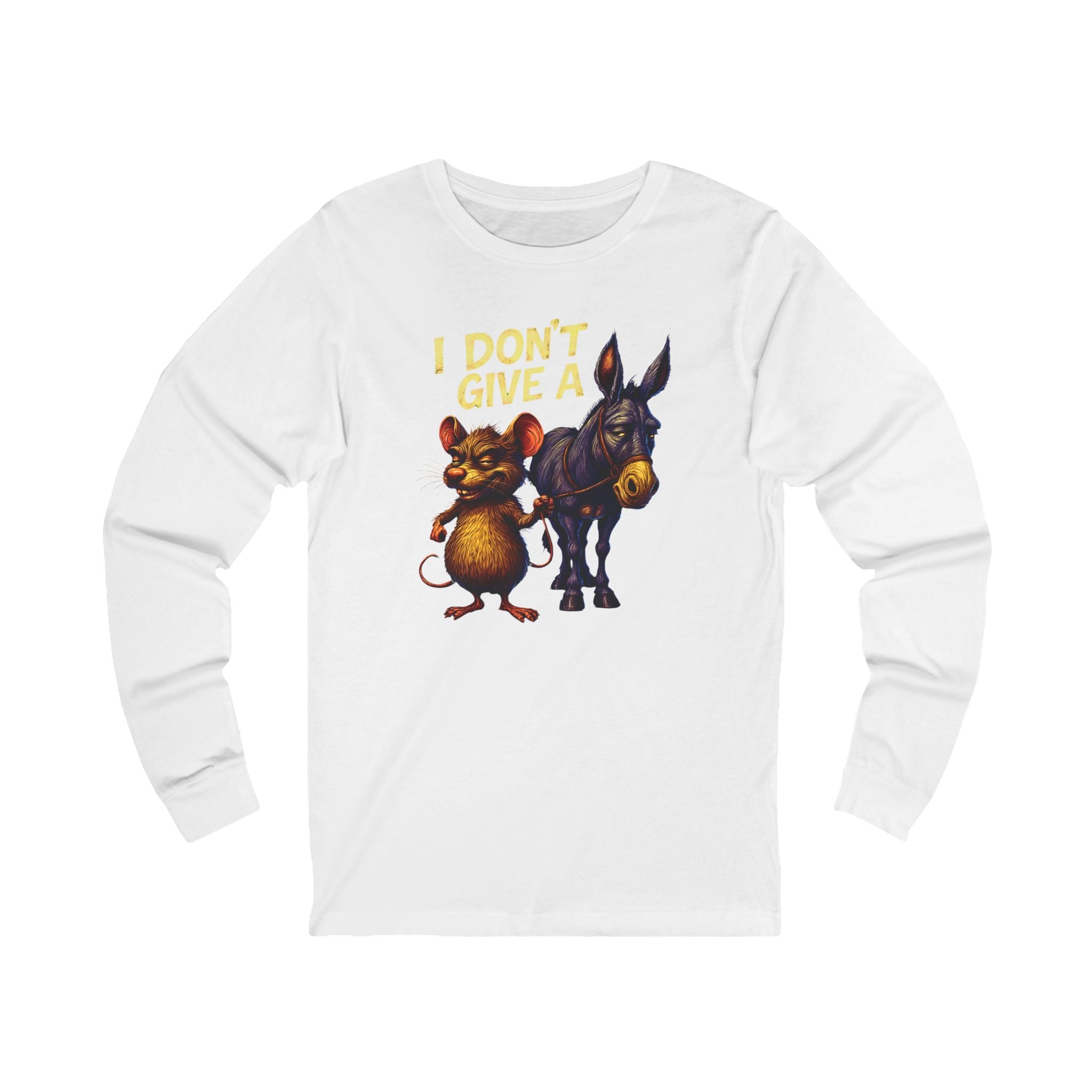 Funny Rat and Donkey Long Sleeve Tee