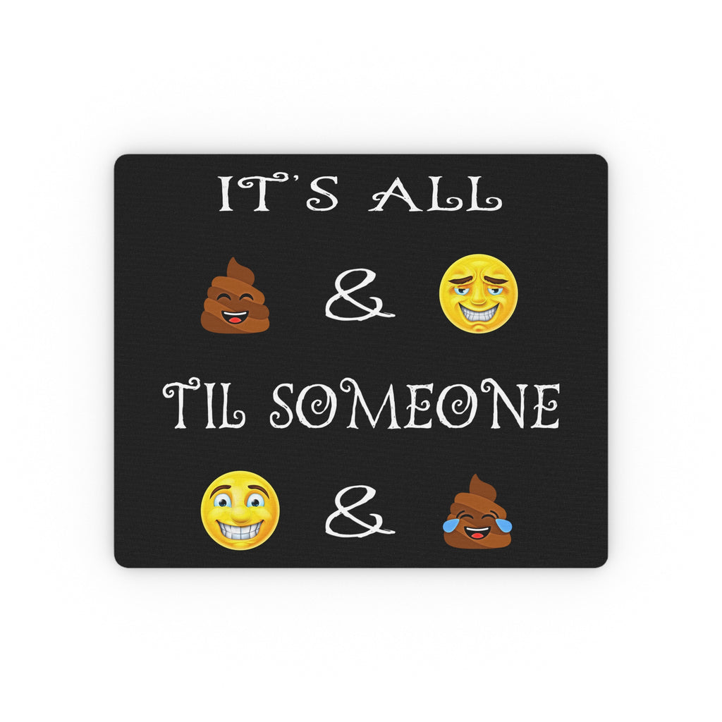 9.3″ x 7.8" Funny Emoji Mouse Pad