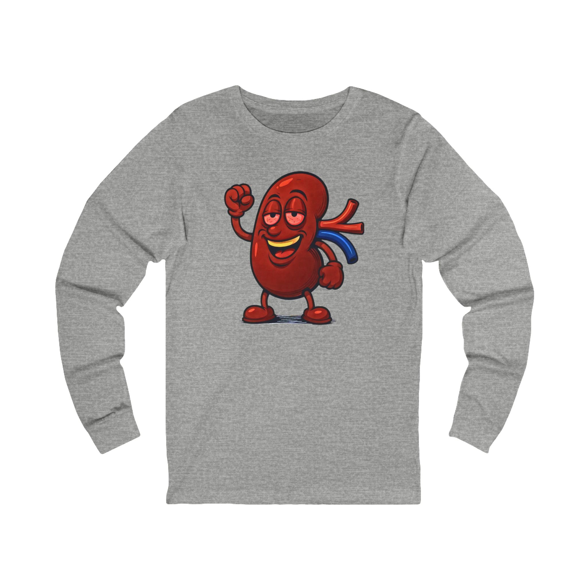 Kidney Stones Mascot Long Sleeve Tee