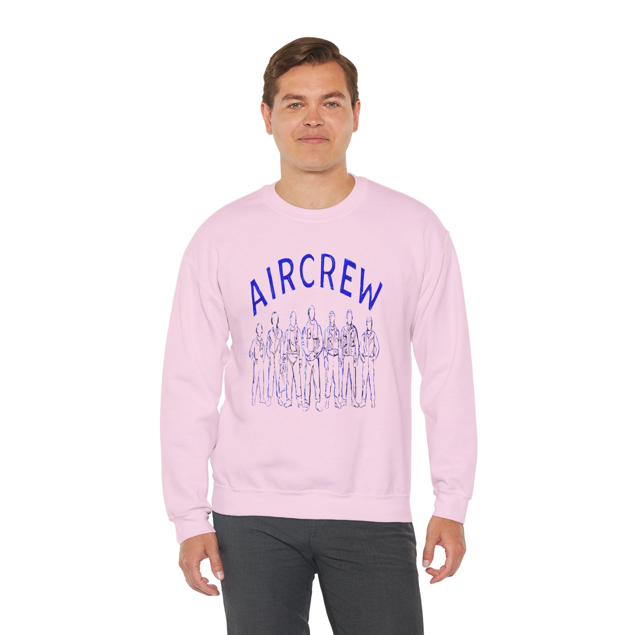 Aircrew Graphic Sweatshirt — Crewneck Pilot & Flight Crew Design