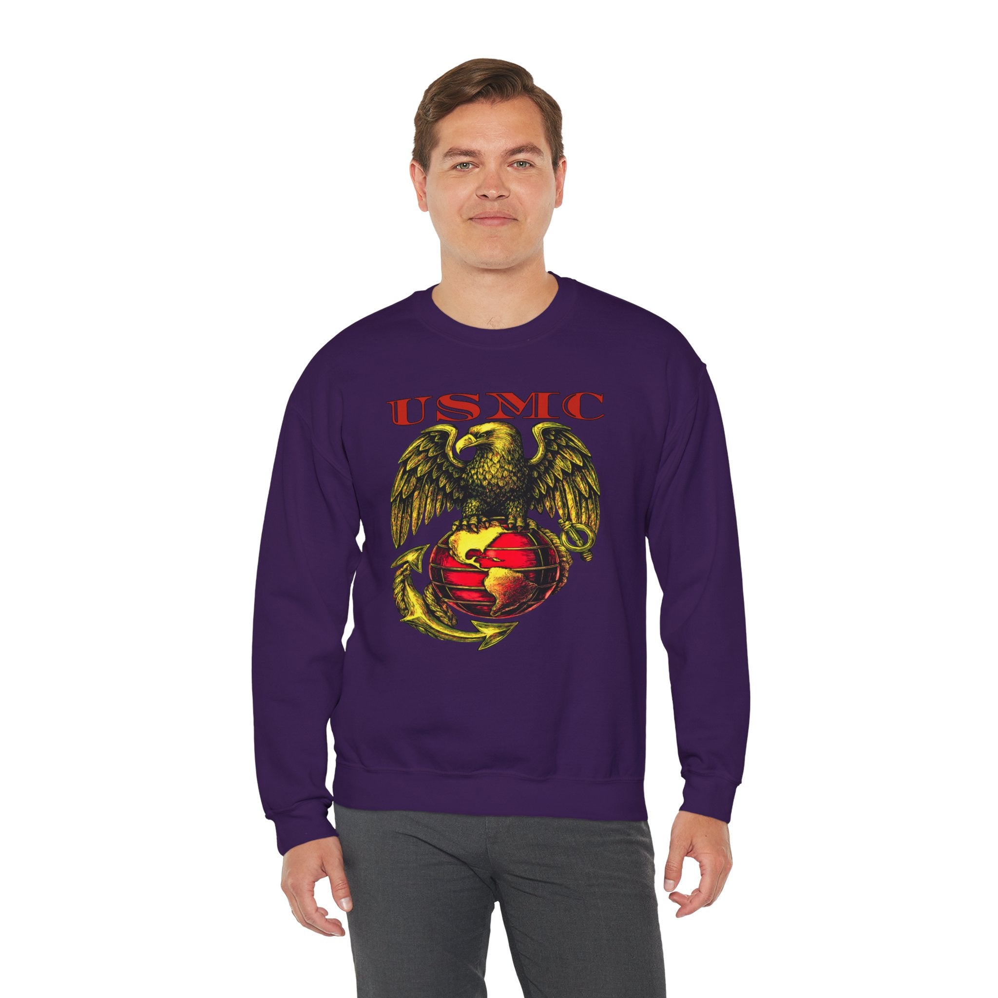 USMC Eagle Globe & Anchor Crewneck Sweatshirt