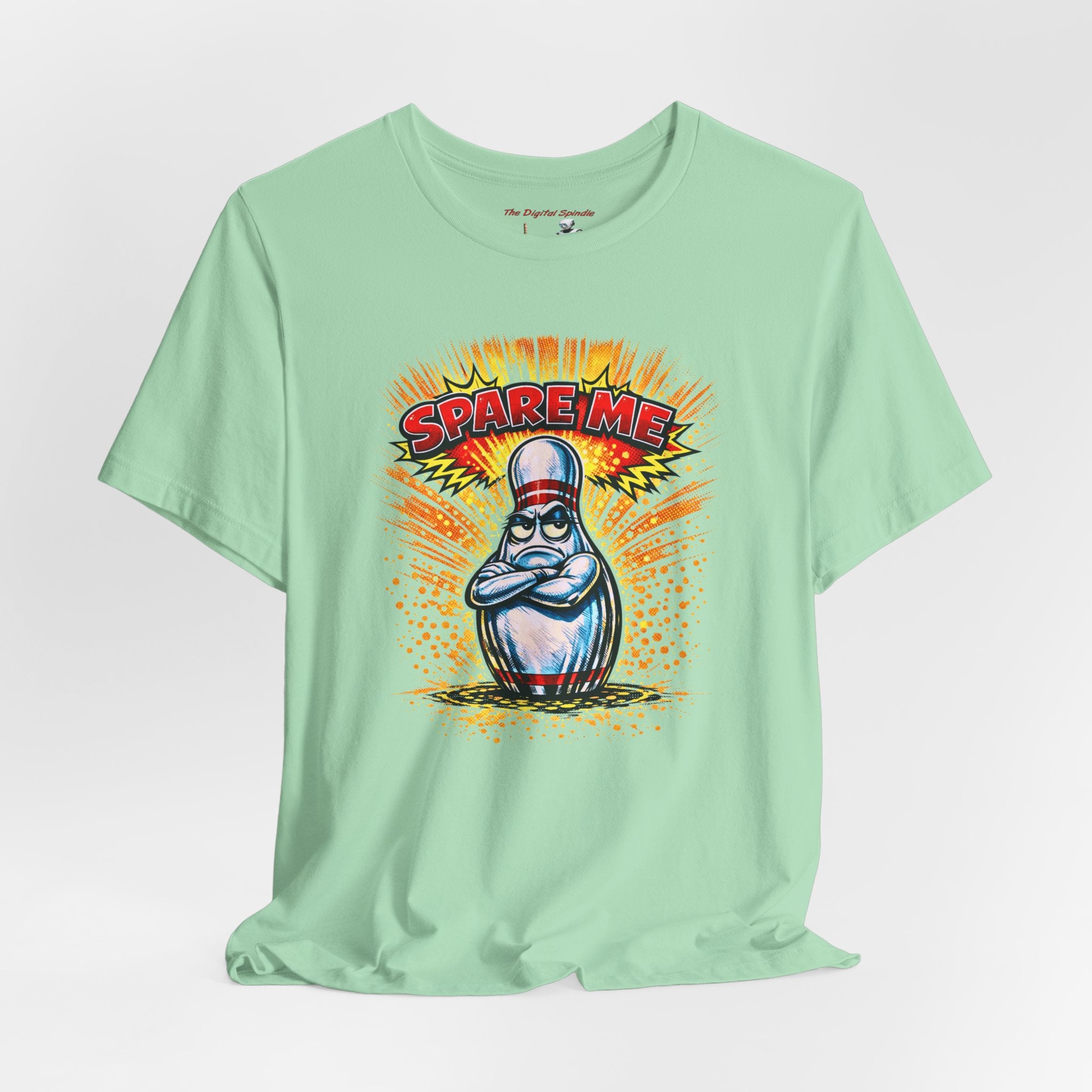 "Spare Me" Bowling Pin Tee