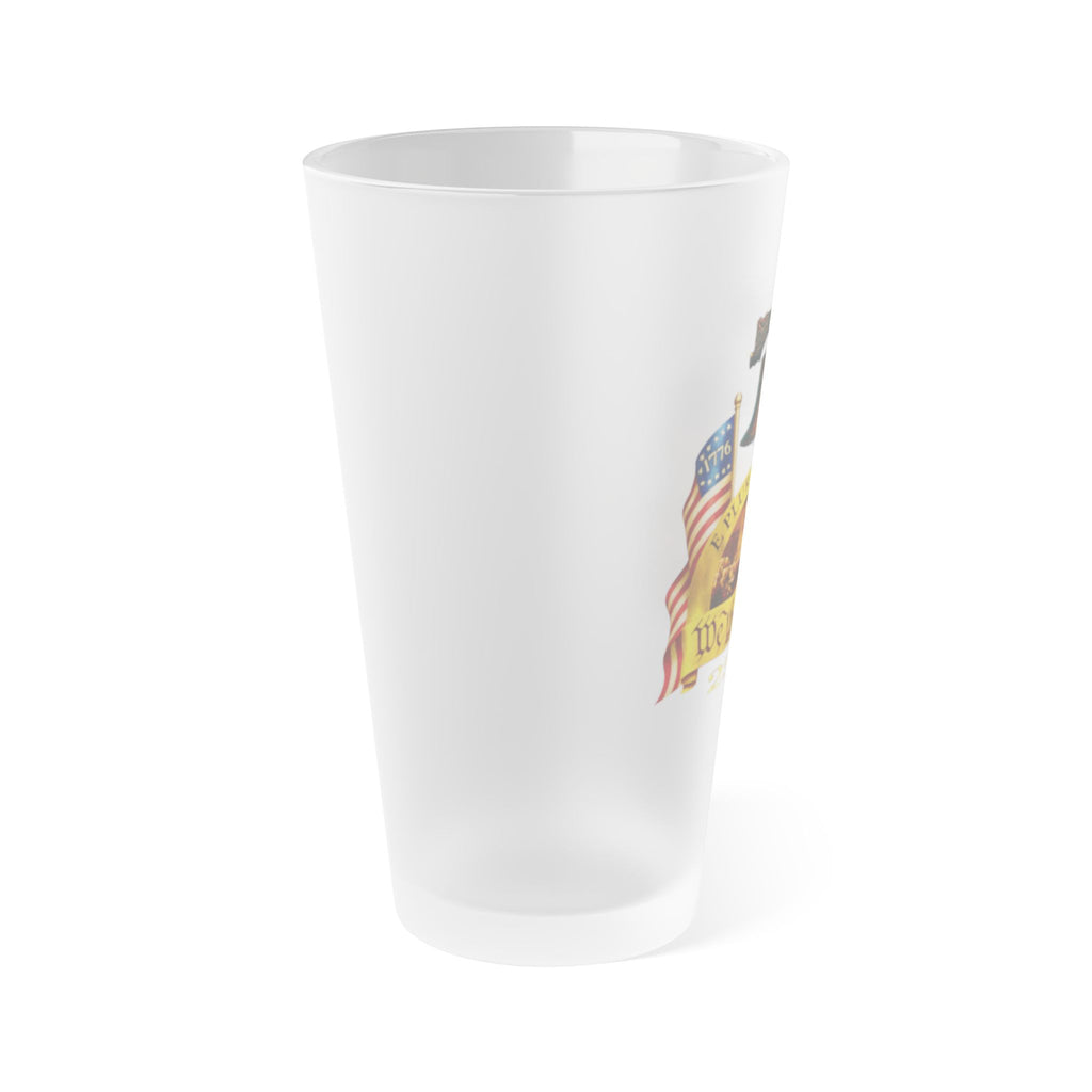 "We the People" Liberty Bell Frosted Pint Glass — 16oz