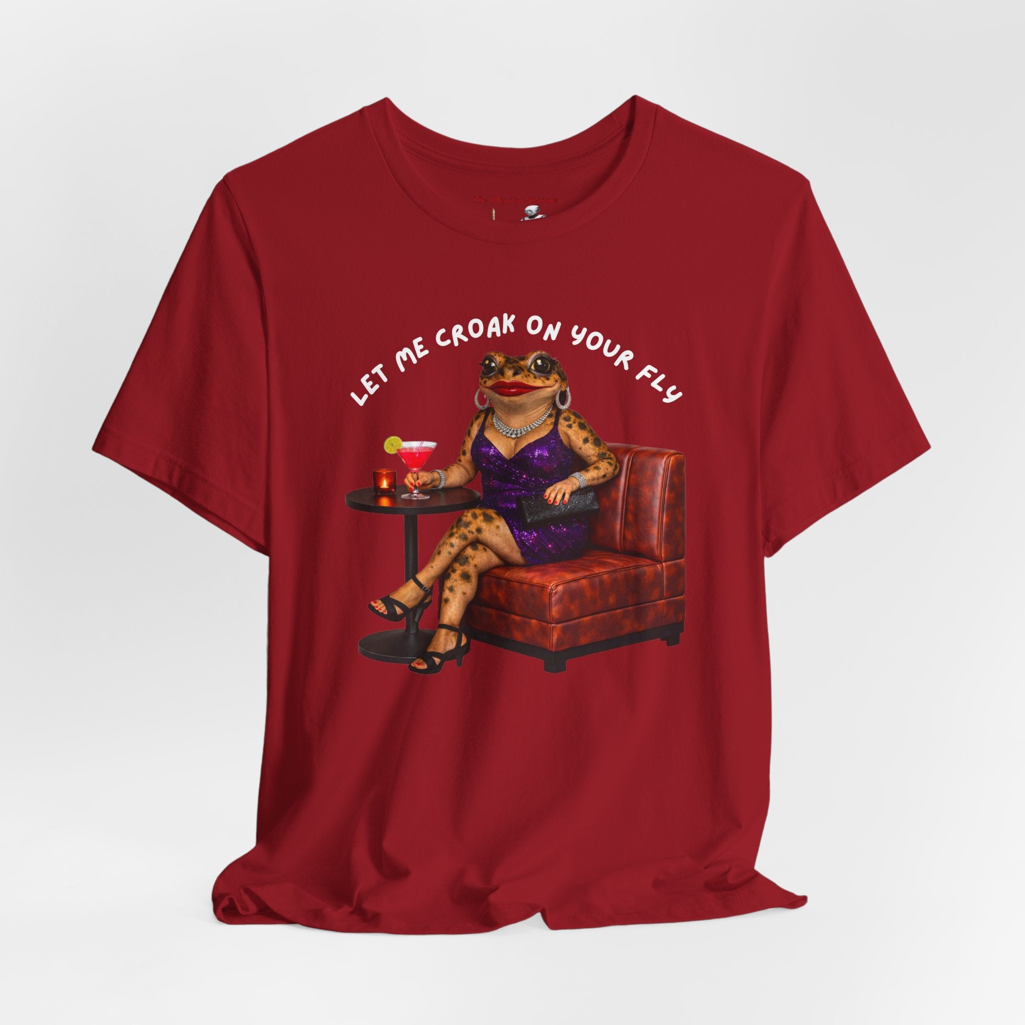 "Let Me Croak On Your Fly" Funny Amphibian Graphic T‑Shirt