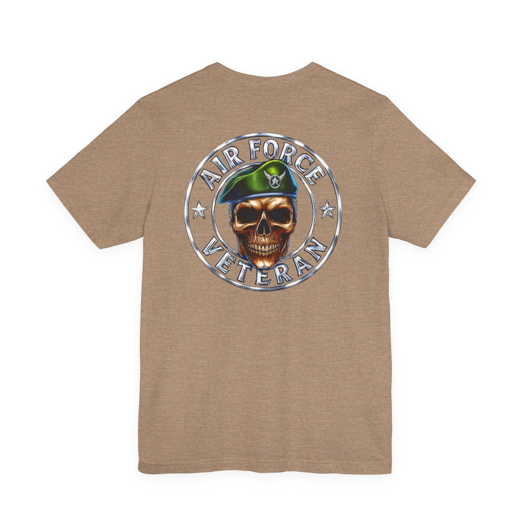Air Force Veteran Skull T-Shirt