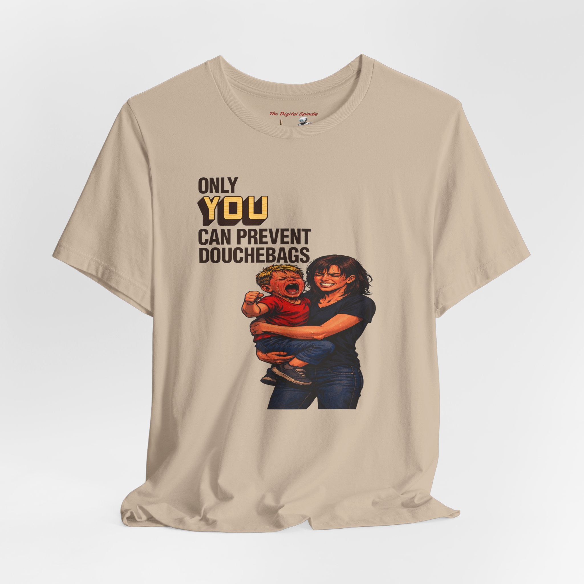 "Only You Can Prevent Douchebags" Mom & Kid Graphic T-Shirt
