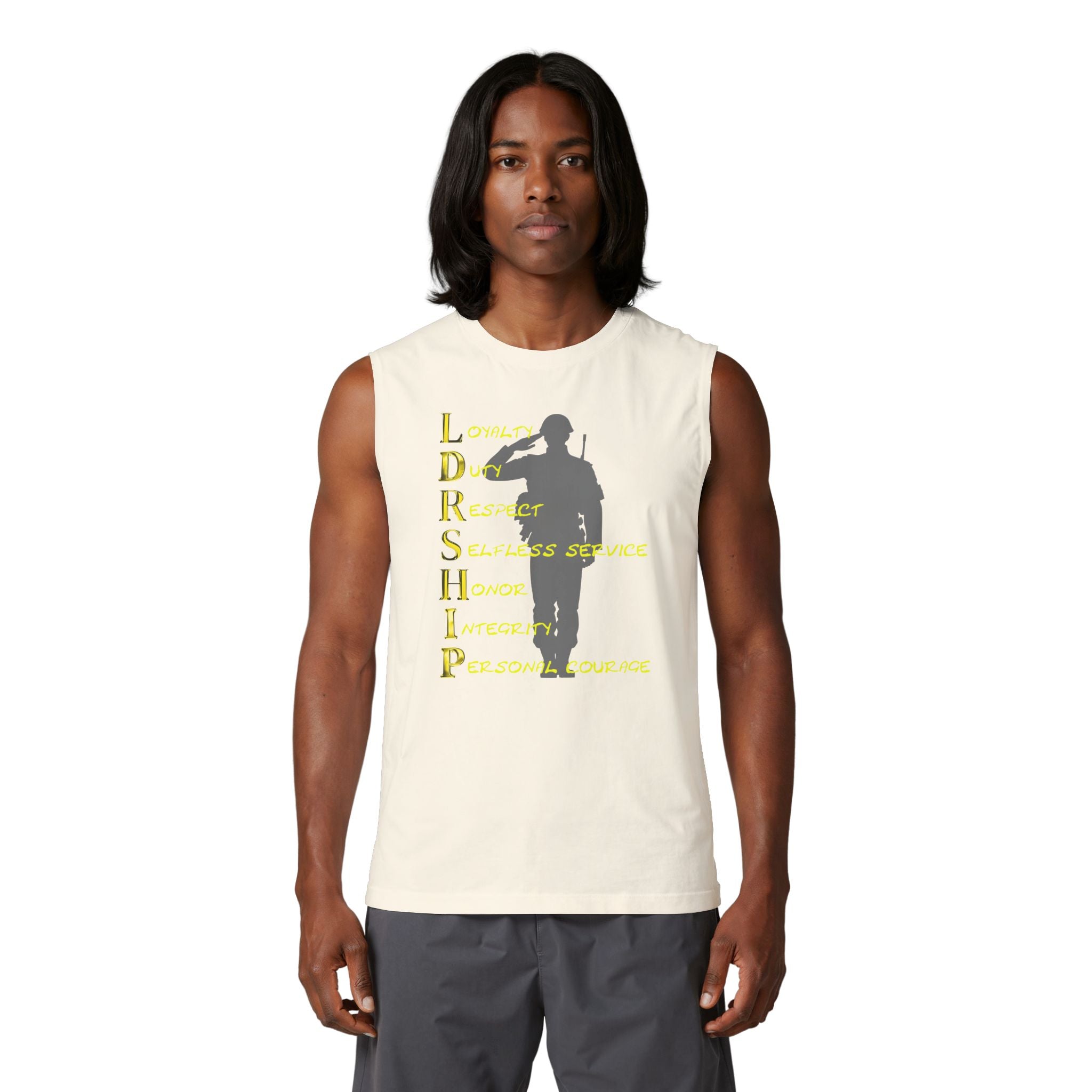 Leadership Values Muscle Tank — Military Tribute Workout Tank