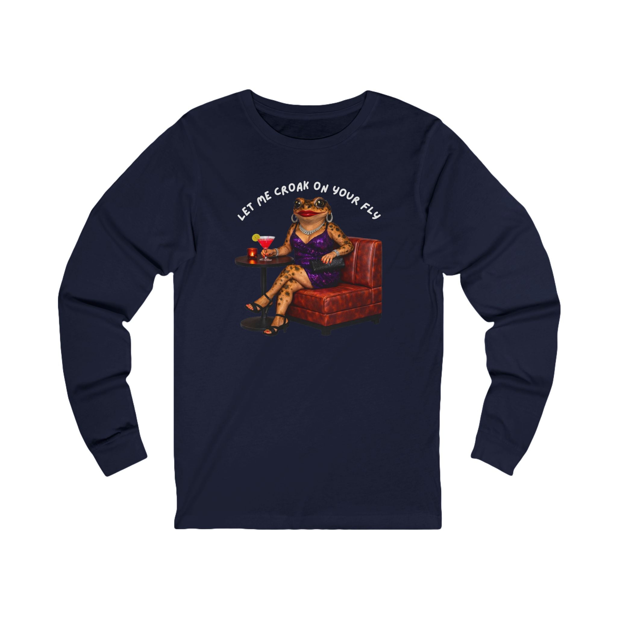 "Let Me Croak On Your Fly" Lounge Frog Graphic