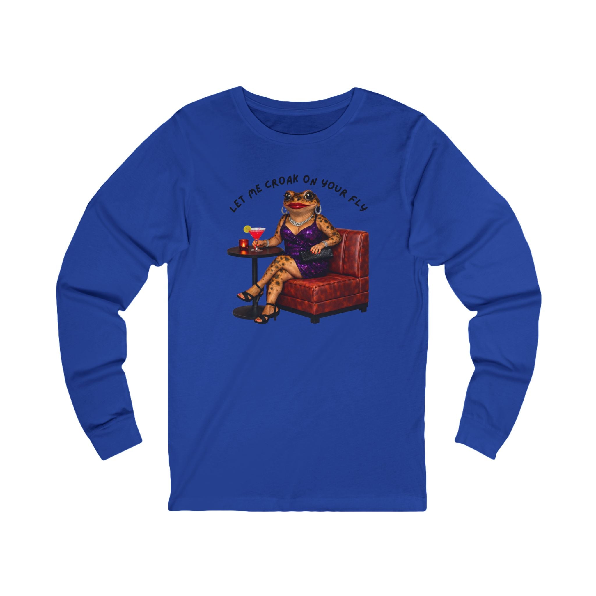 Let Me Croak On Your Fly Frog Lounge Long Sleeve Tee