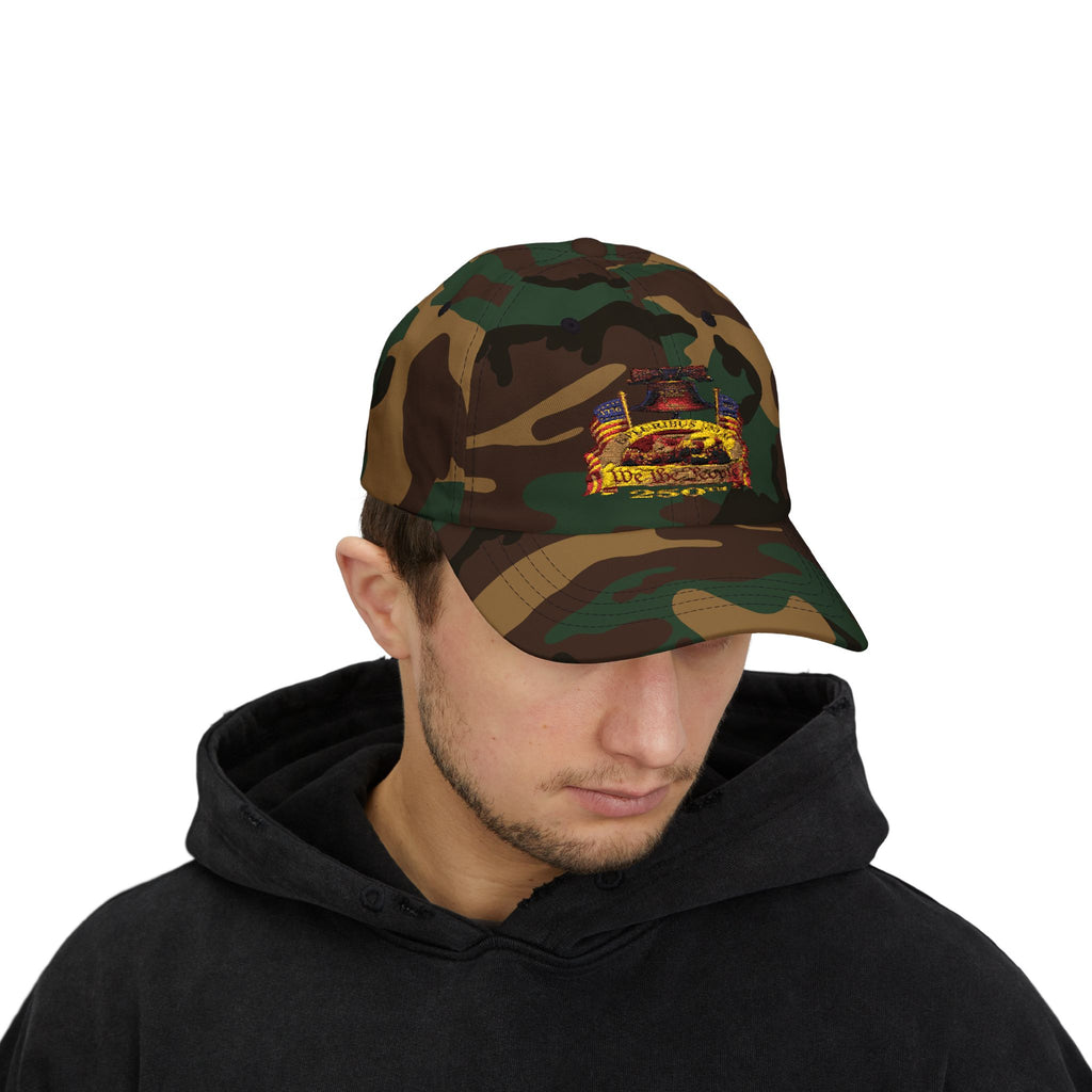 "We The People" Dad Cap — Vintage Keystone Flag Baseball Hat