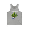 Tank Top — "I'm A Ghost" Cute Leaf Monster Graphic Tank for Stoner/Novice Cannabis Fans