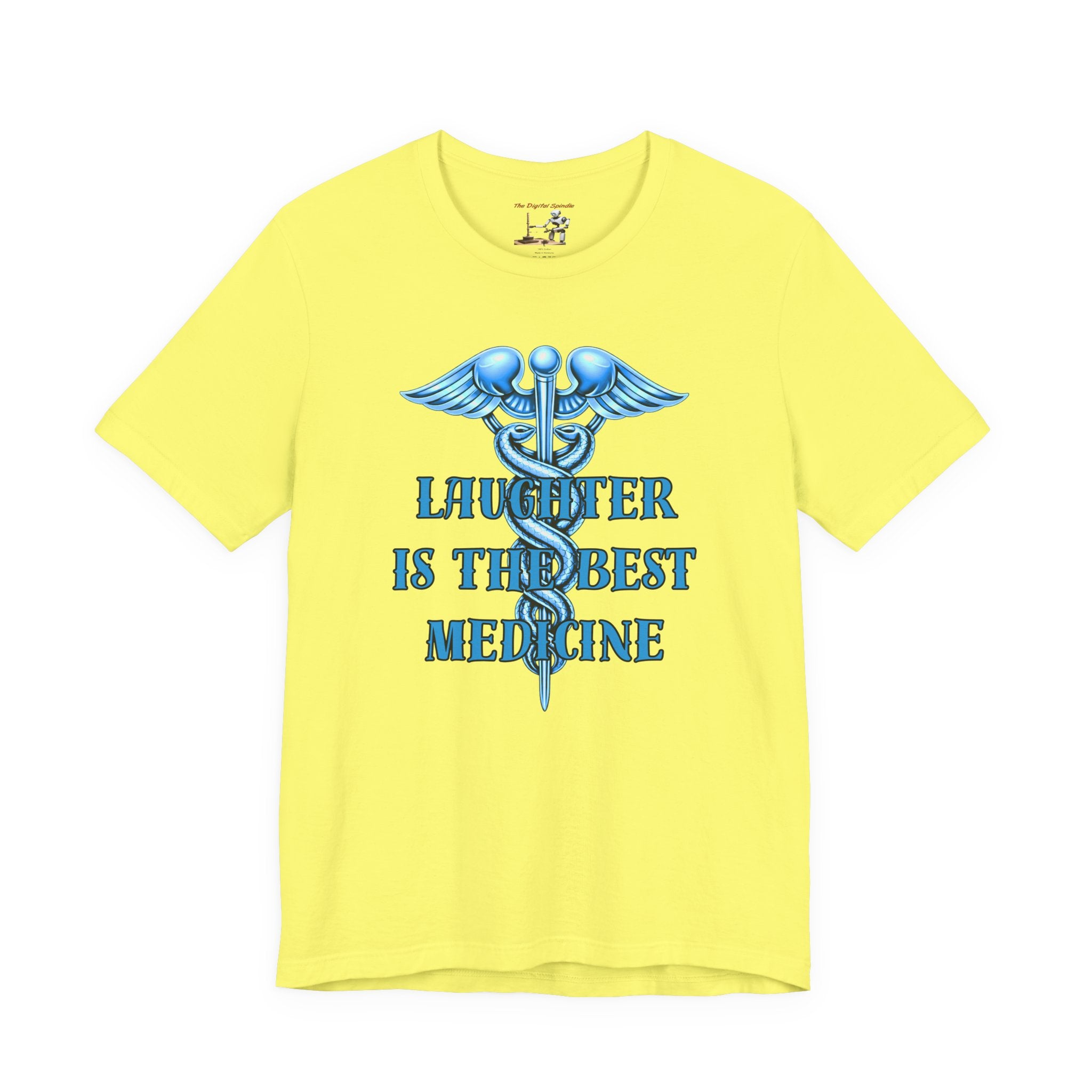 Laughter Is The Best Medicine Tee — Funny Nurse & Medic Caduceus T-Shirt