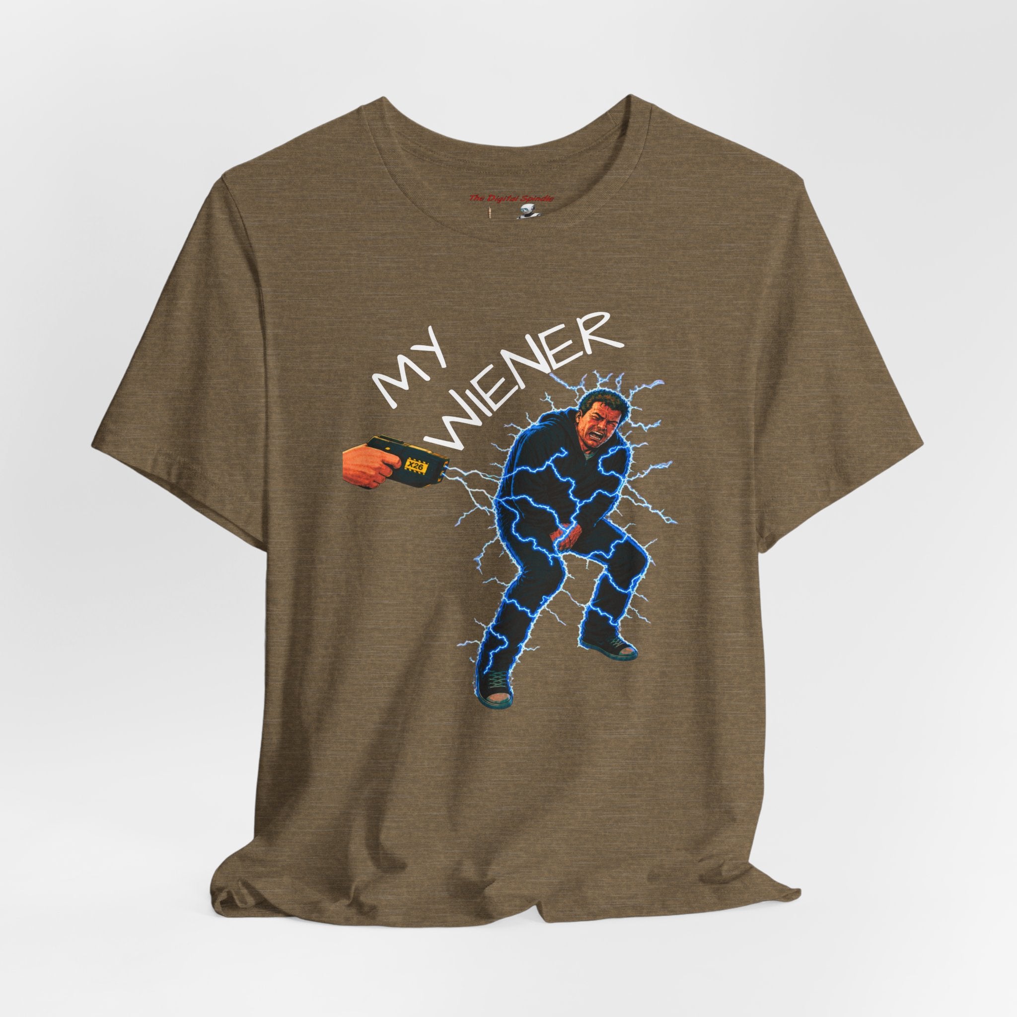 "MY WIENER" Comical Taser Training T-Shirt