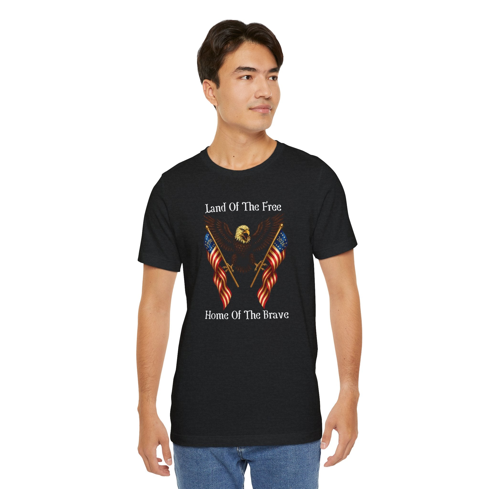 "Land of the Free, Home of the Brave" T‑Shirt