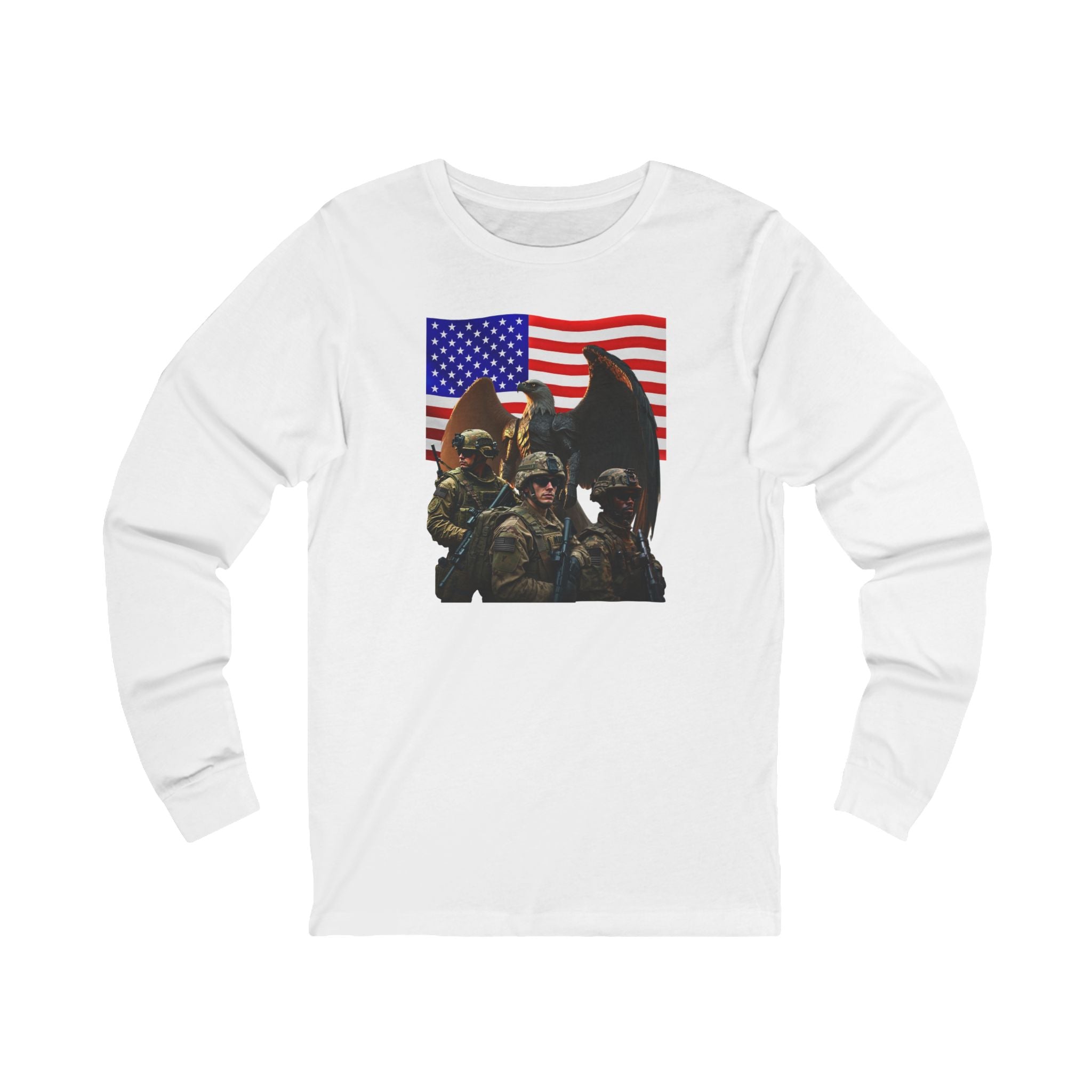 Eagle On Watch Long Sleeve Tee