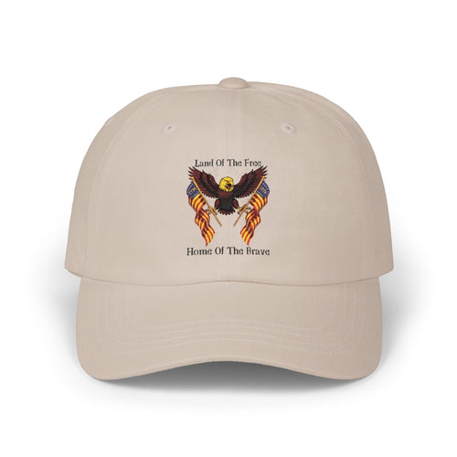 "Land of the Free, Home of the Brave" Dad Cap