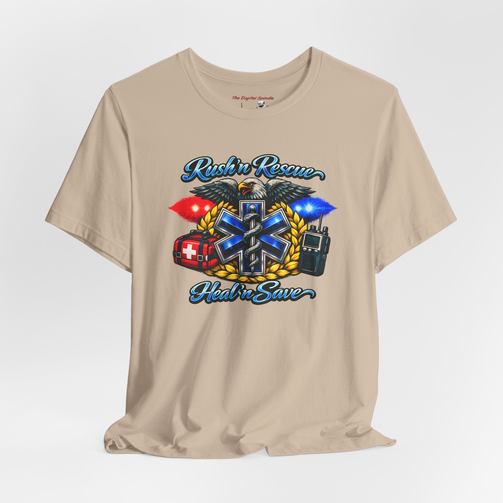 Rescue Responder EMT Star of Life T-Shirt - Paramedic Medic Emergency Medical Tee
