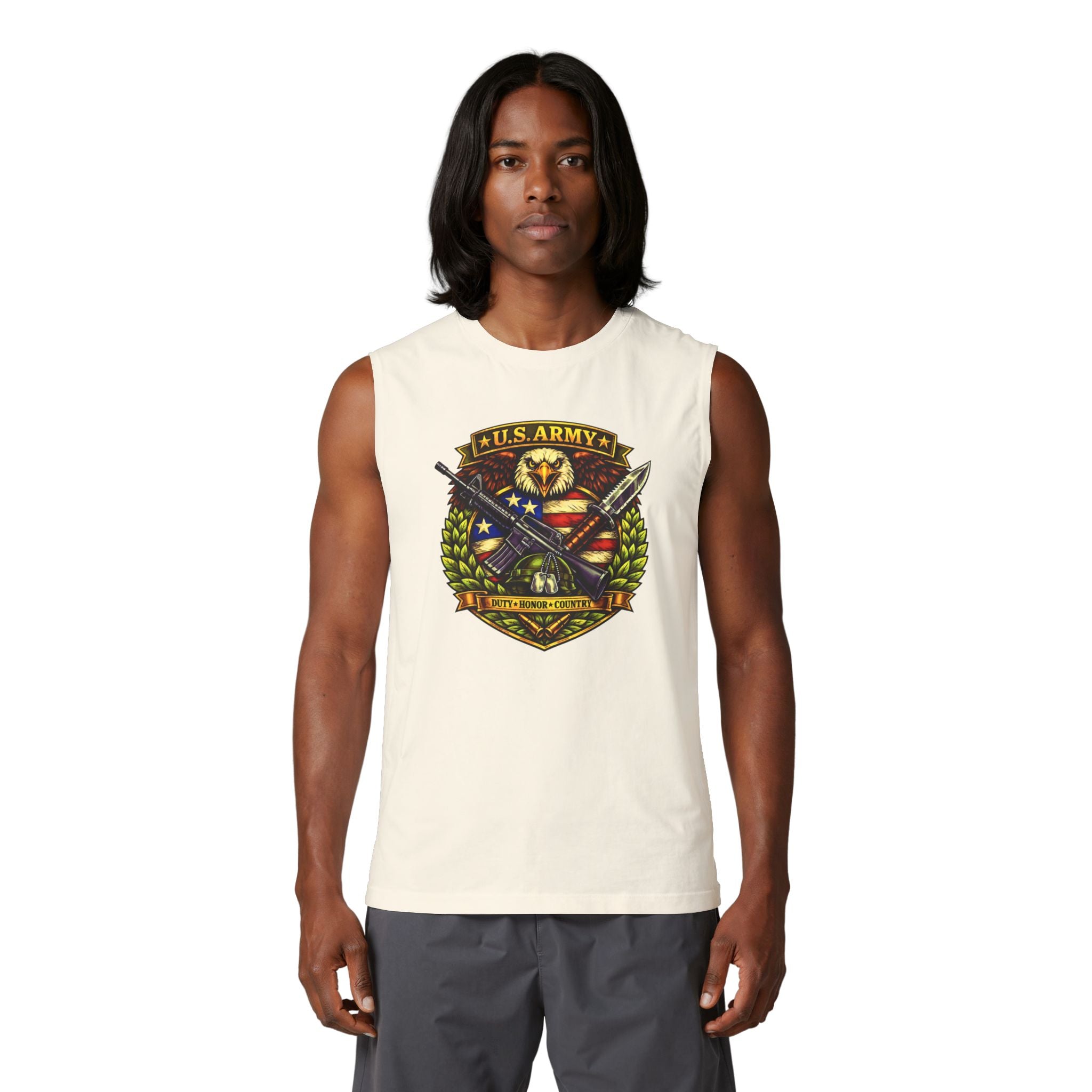 U.S. Army Duty, Honor, Country Muscle Tank