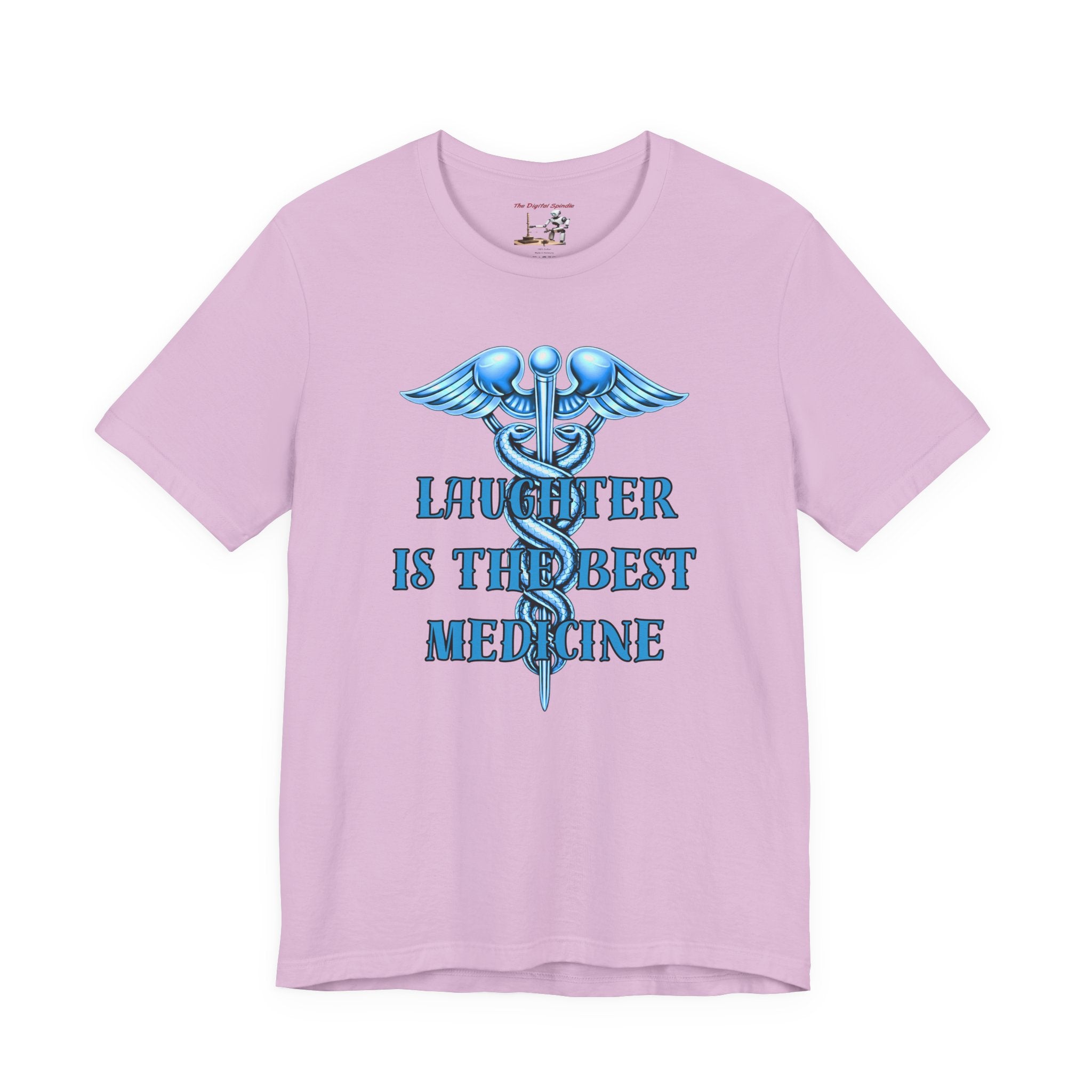 Laughter Is The Best Medicine Tee — Funny Nurse & Medic Caduceus T-Shirt