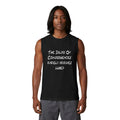 Muscle Tank — "The Dildo of Consequences Rarely Arrives Lubed" Graphic Tank Top