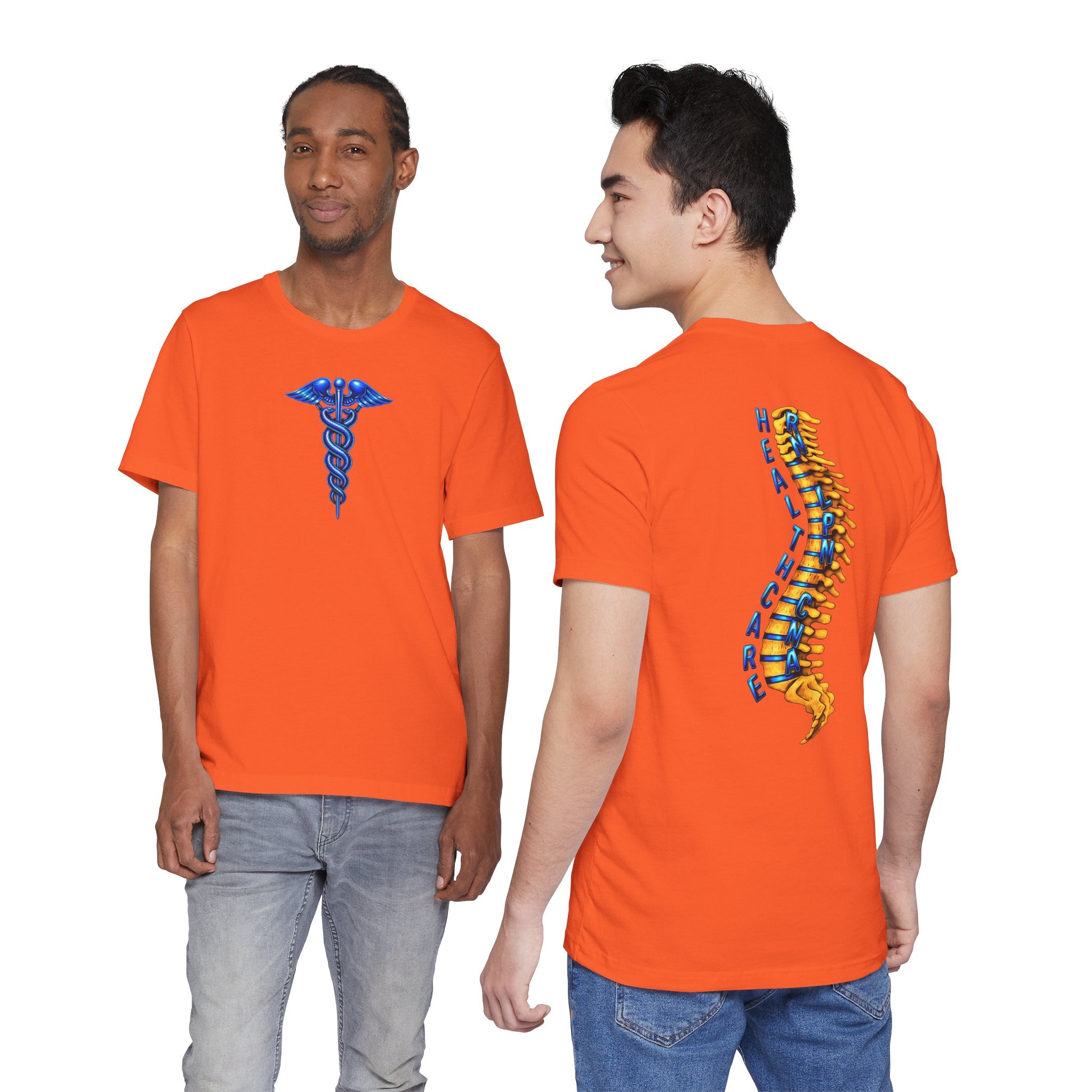 Backbone Of Healthcare Unisex Jersey Short Sleeve Tee