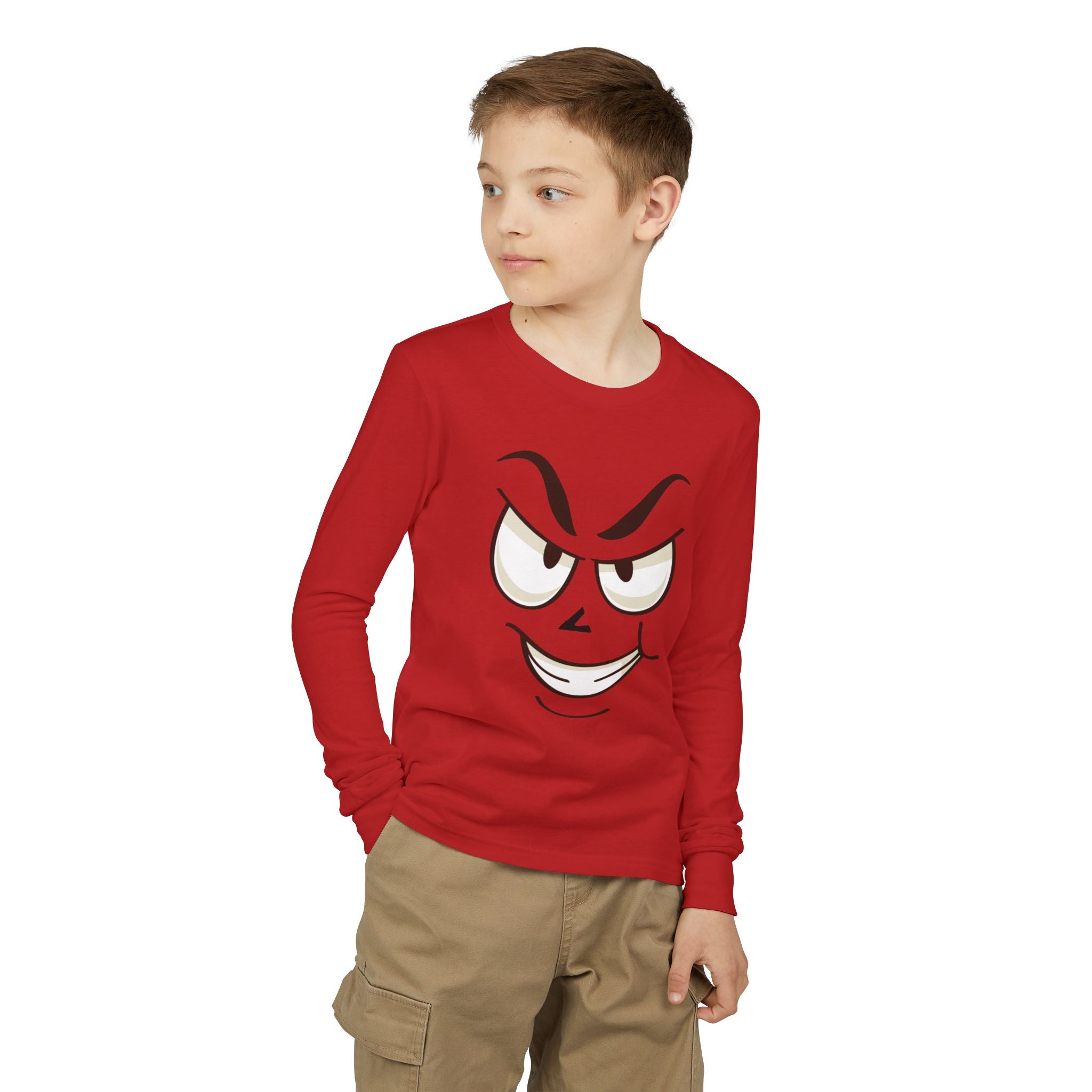 Mischievous Smirking Face Graphic Tee