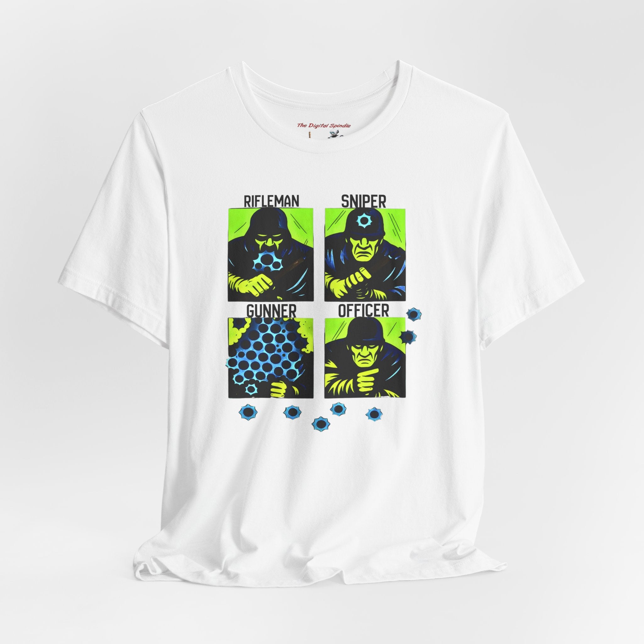 Shooting Range Graphic Tee — Rifleman Sniper Gunner Officer Design