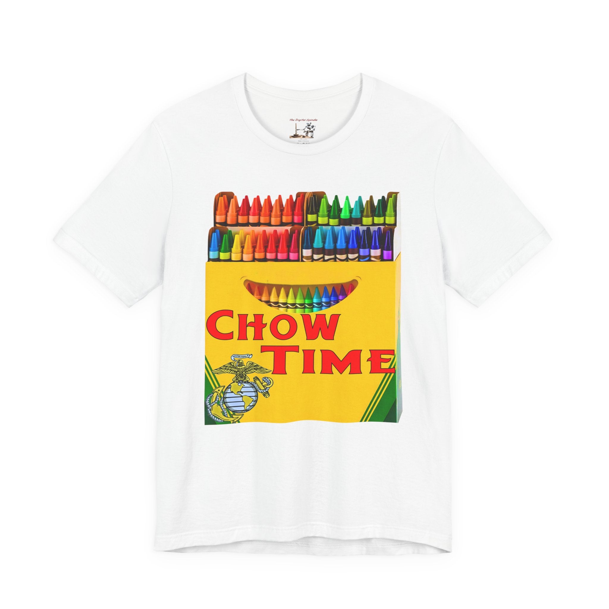 Chow Time Crayon Box T‑Shirt — Colorful Retro Kids’ Art Tee