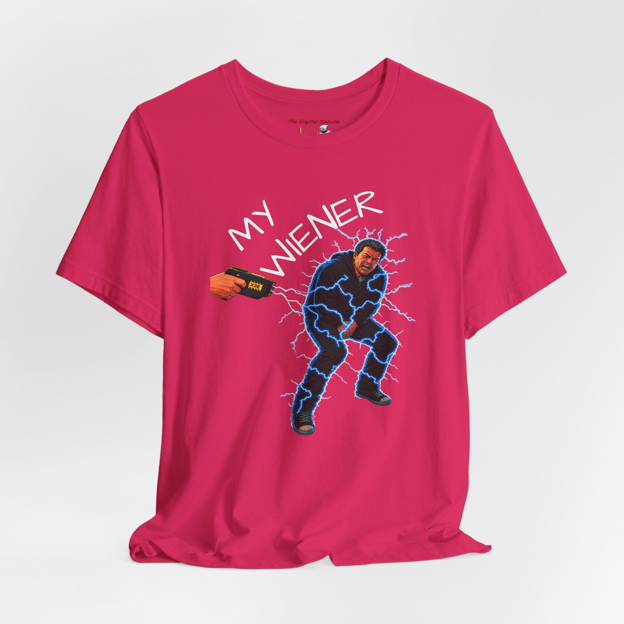 "MY WIENER" Comical Taser Training T-Shirt