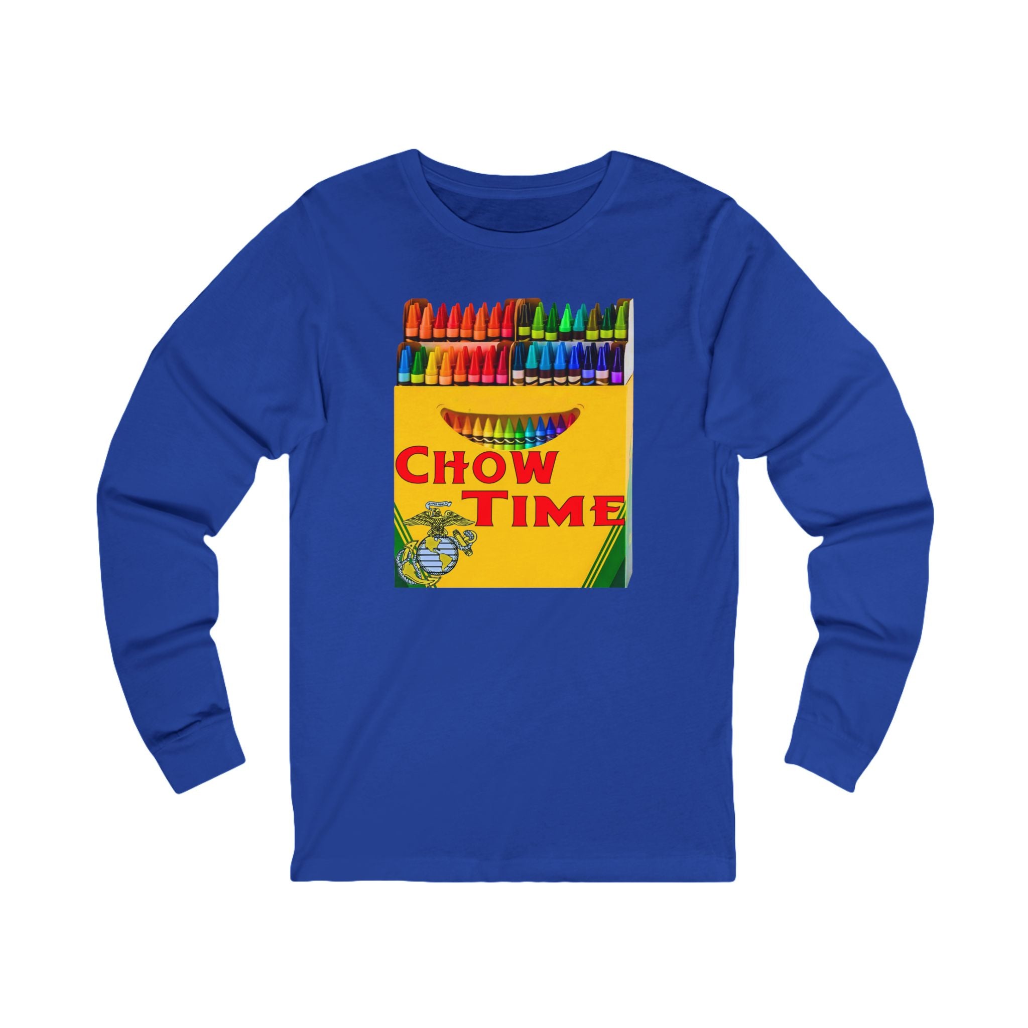 Chow Time Crayon Long Sleeve Tee