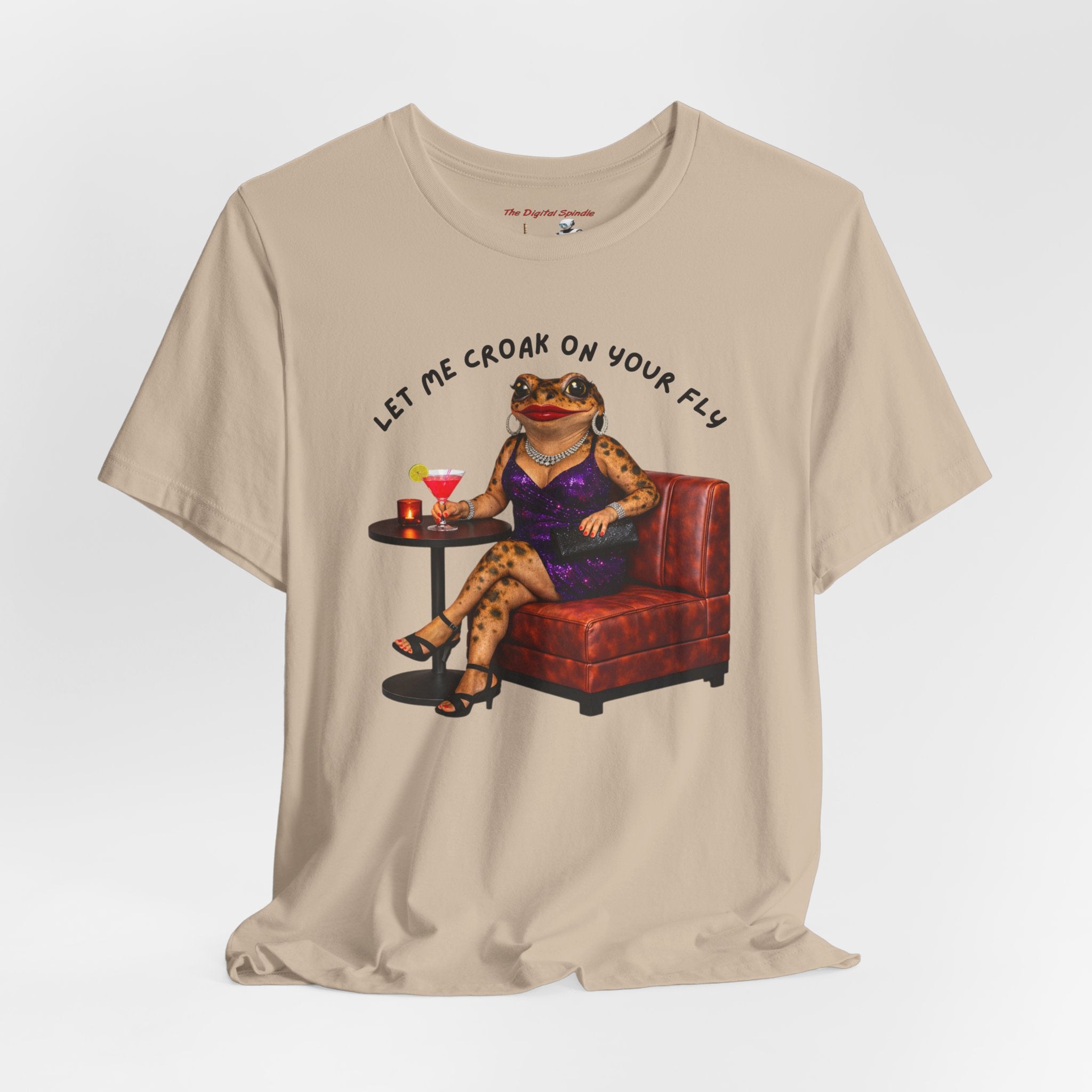 "Let Me Croak On Your Fly" Vintage Cocktail Graphic Tee