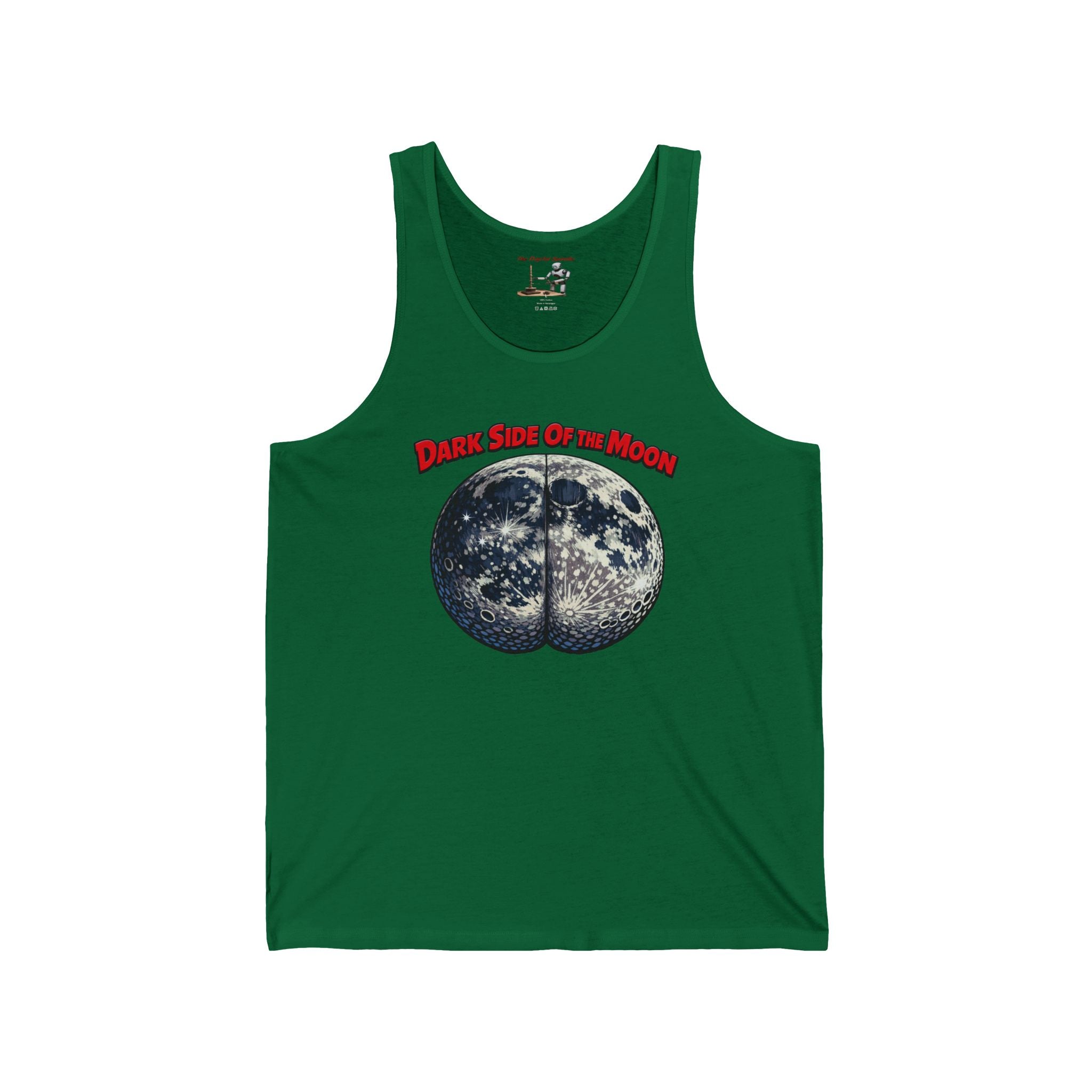 Moon Butt Tank Top - "Dark Side of the Moon" Retro Graphic Tank