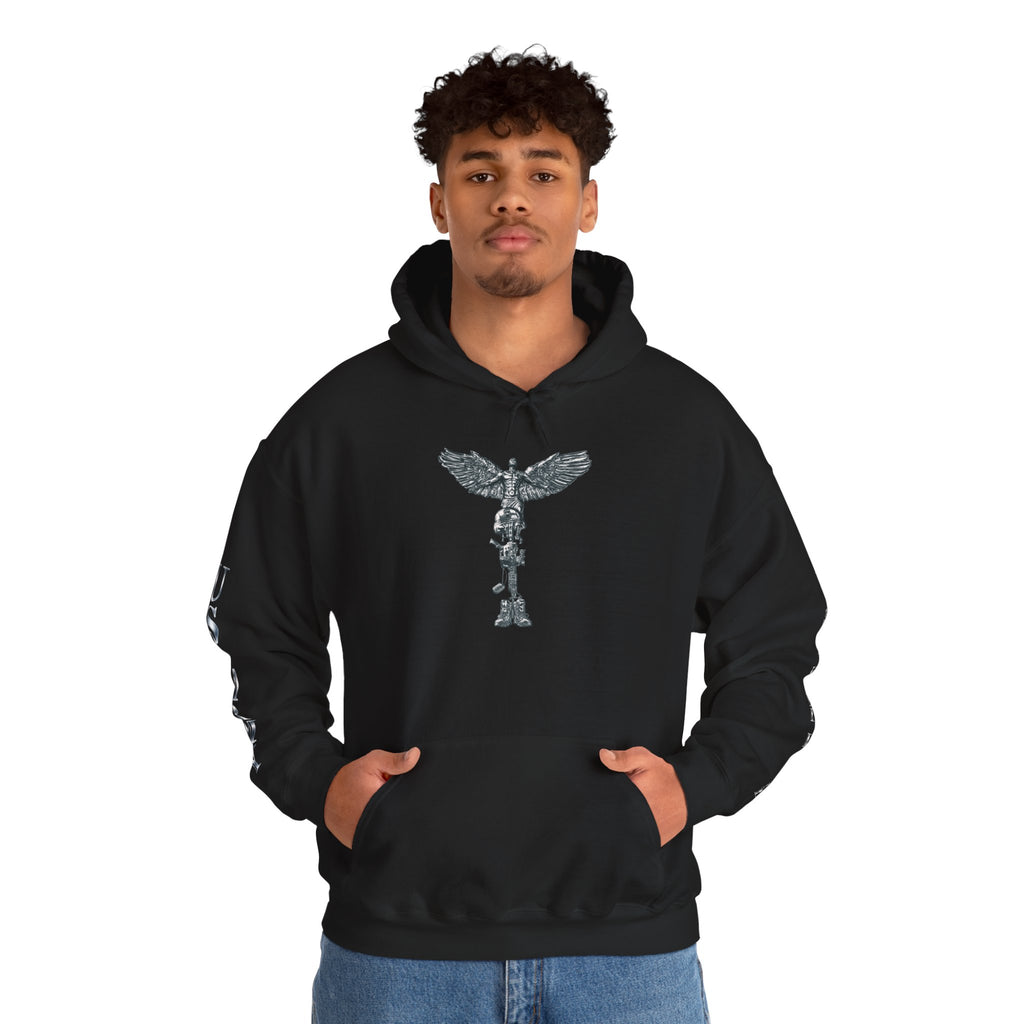 US Army Veteran Crest Hoodie — Military Emblem Sweatshirt