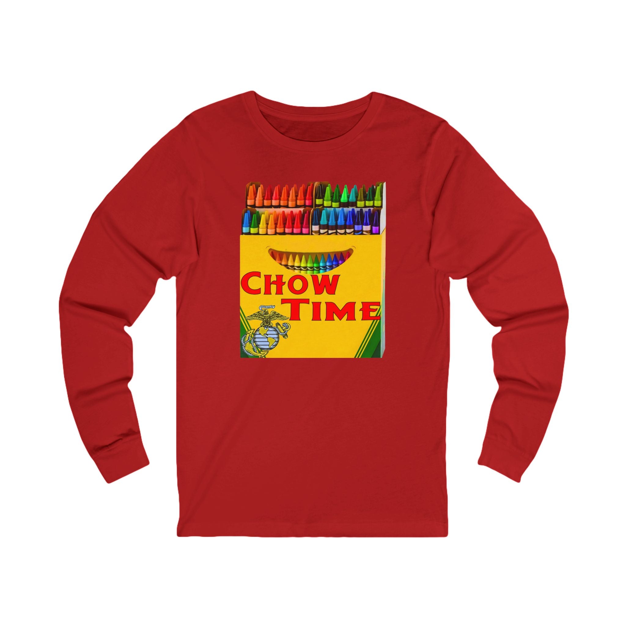 Chow Time Crayon Long Sleeve Tee