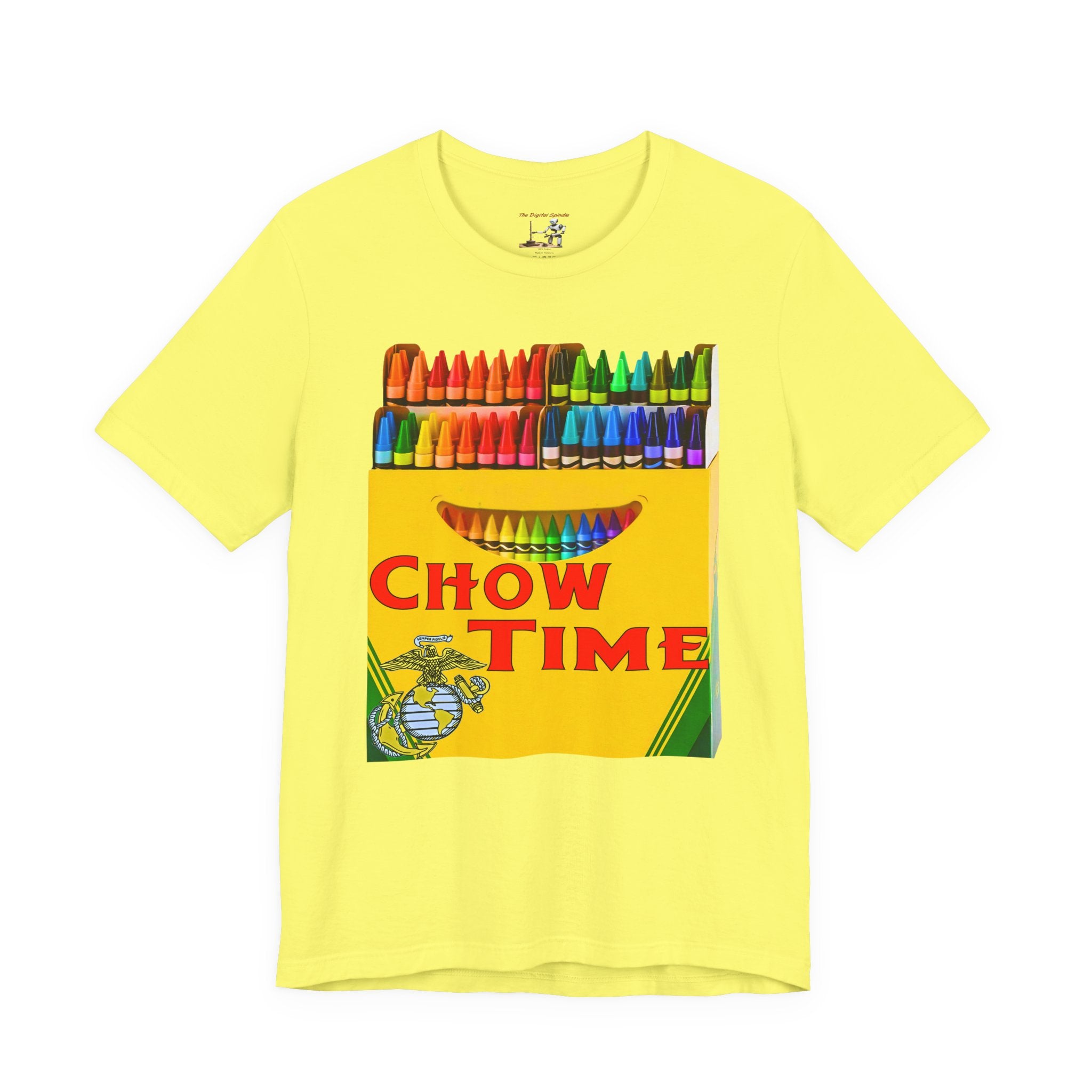Chow Time Crayon Box T‑Shirt — Colorful Retro Kids’ Art Tee
