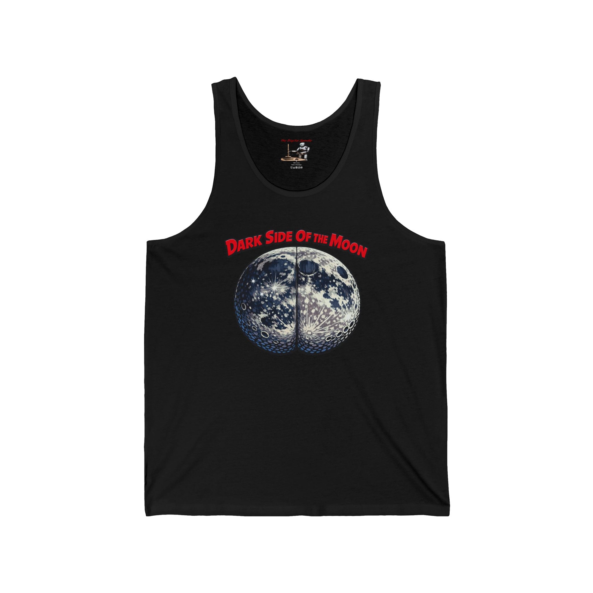 Moon Butt Tank Top - "Dark Side of the Moon" Retro Graphic Tank