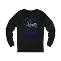 Aircrew Long Sleeve Tee — AWACS Aircraft Crew Graphic Shirt