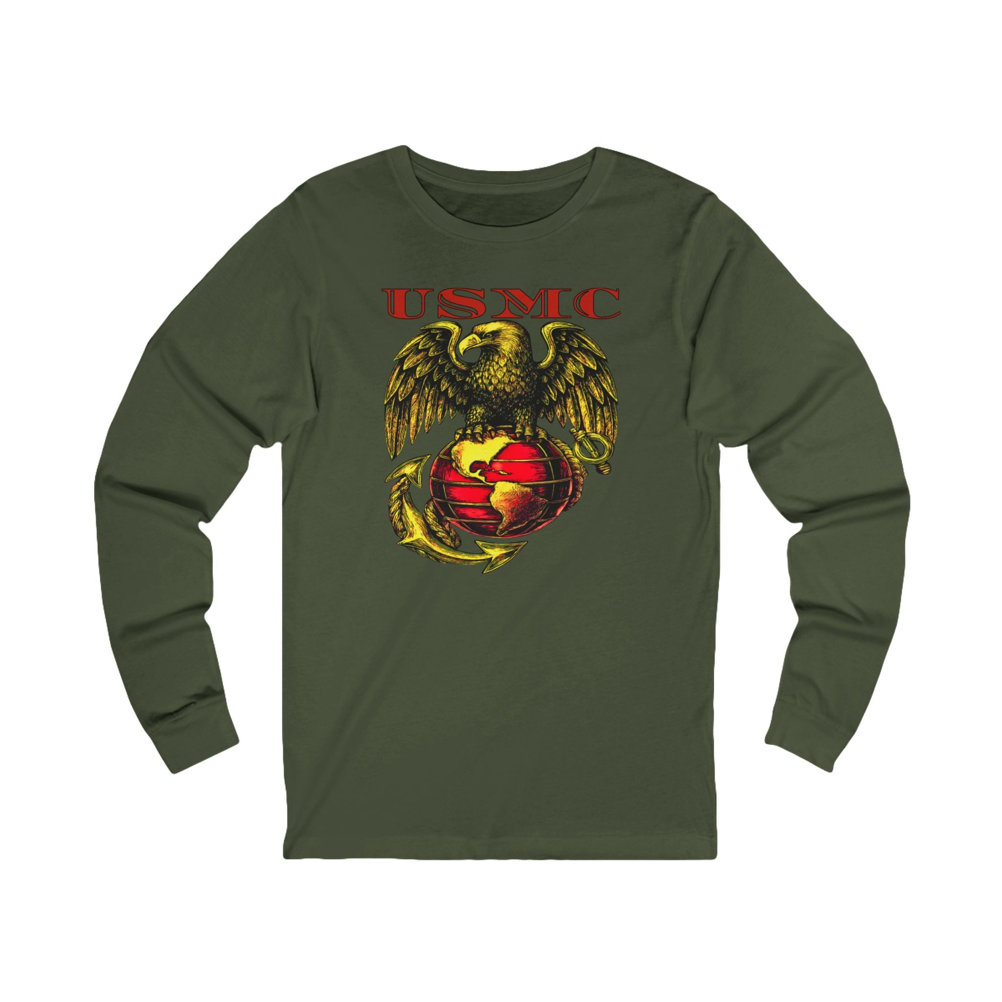 USMC Eagle Globe & Anchor Long Sleeve Tee
