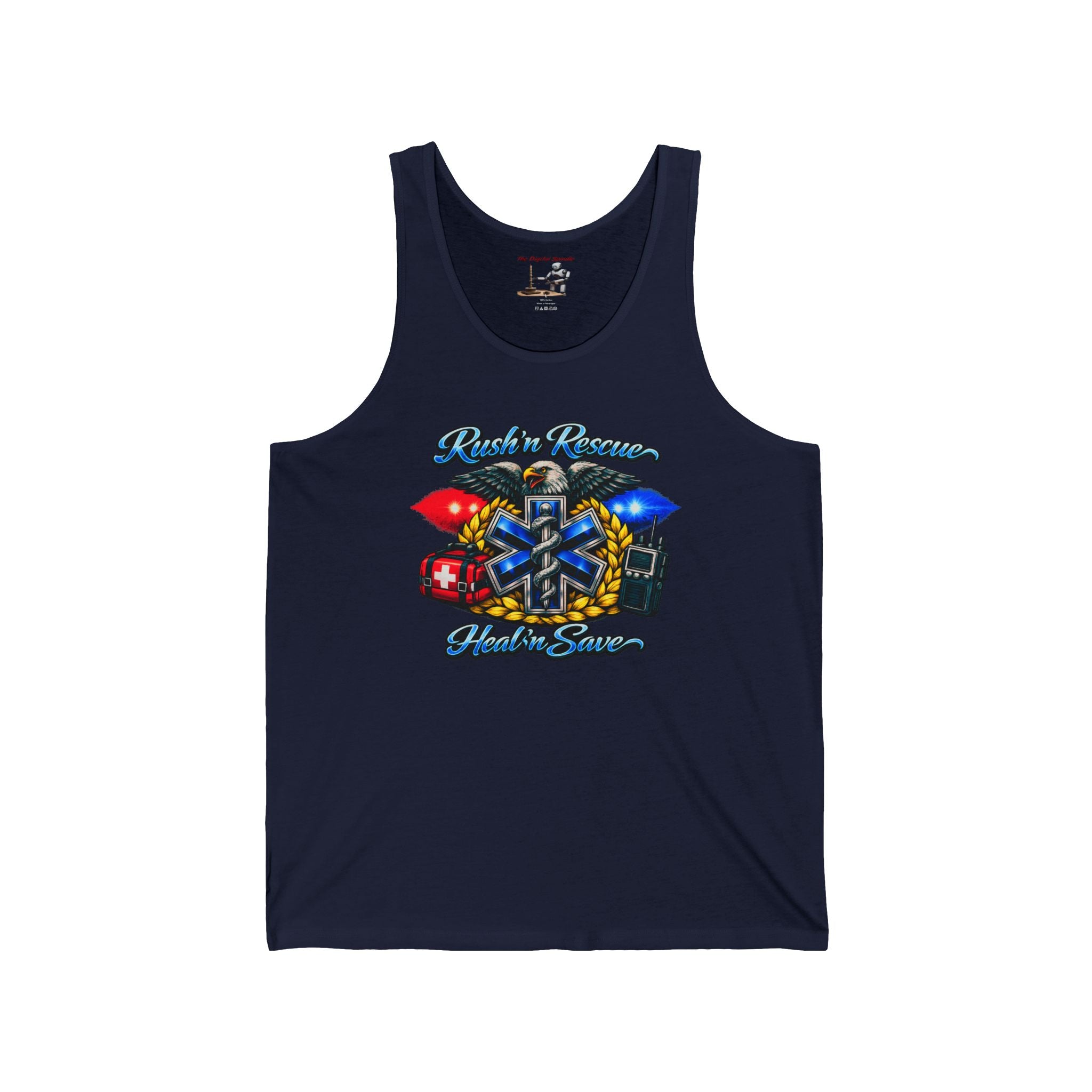 "Rush & Rescue" EMS Pride Tank Top