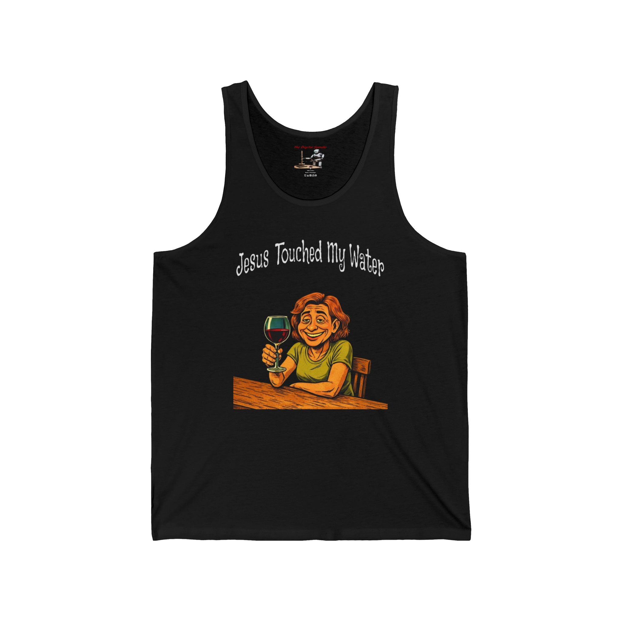 Jesus Touched My Water Tank Top — Funny Christian Wine Lover Tank