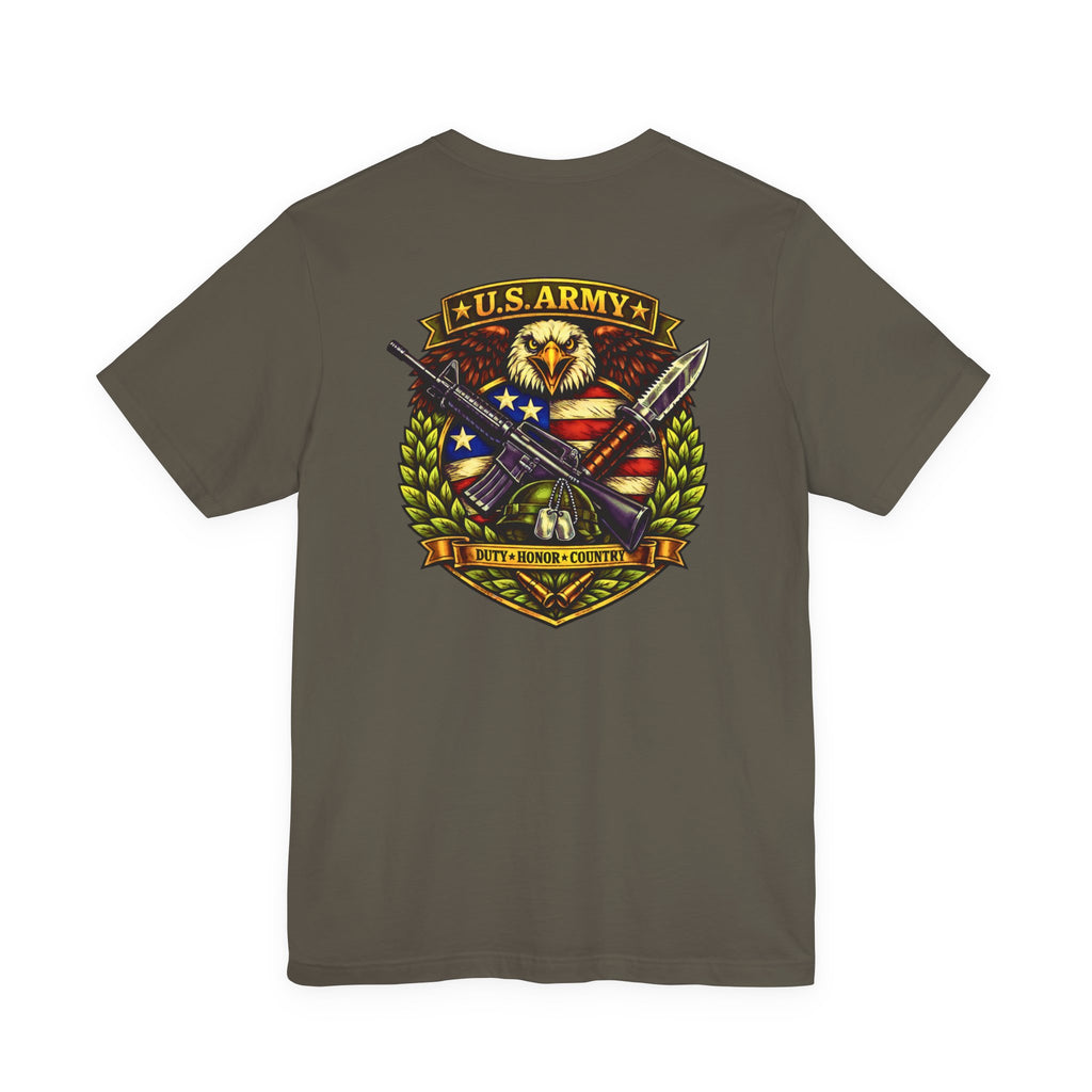 Fallen Soldier Rising Angel T-Shirt — Patriotic Military Veteran Tee