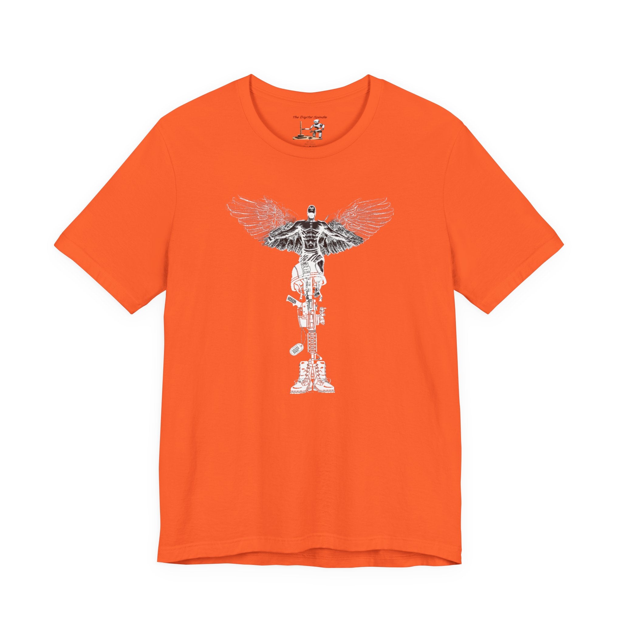 Military Tribute T-Shirt — "The Fight Never Ends, Stronger Together" Graphic Tee