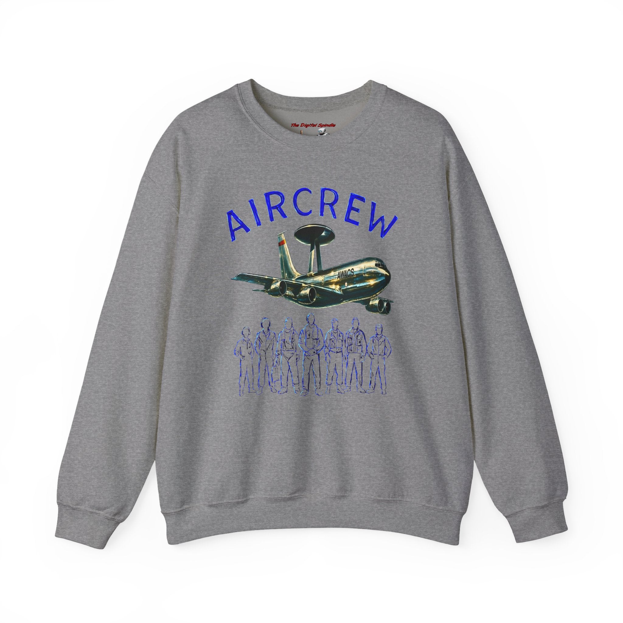 Aircrew Military Plane Graphic Sweatshirt