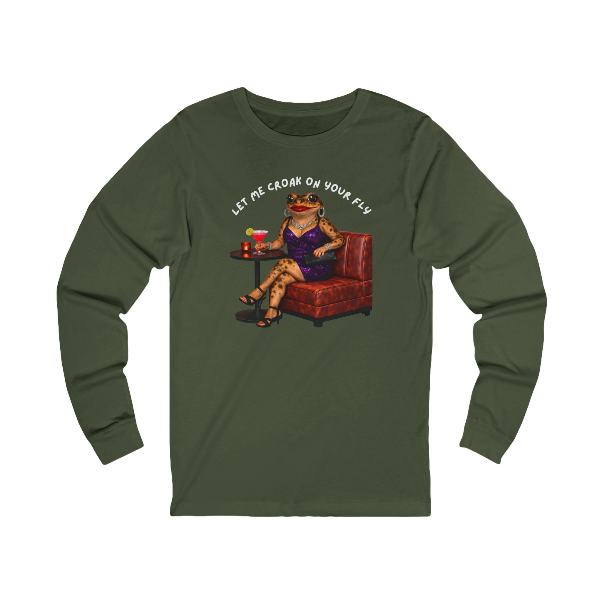 "Let Me Croak On Your Fly" Lounge Frog Graphic