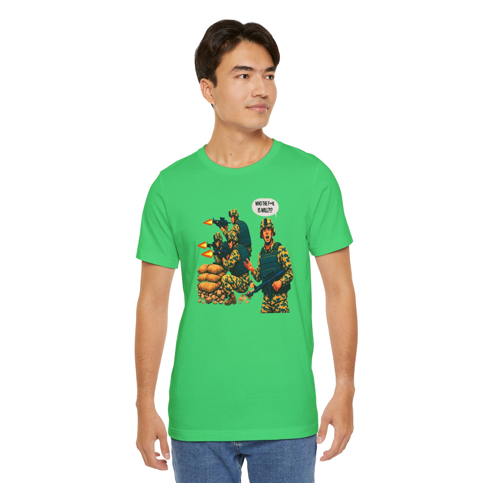 'Who the F**K is Will?' Military Retro Shirt