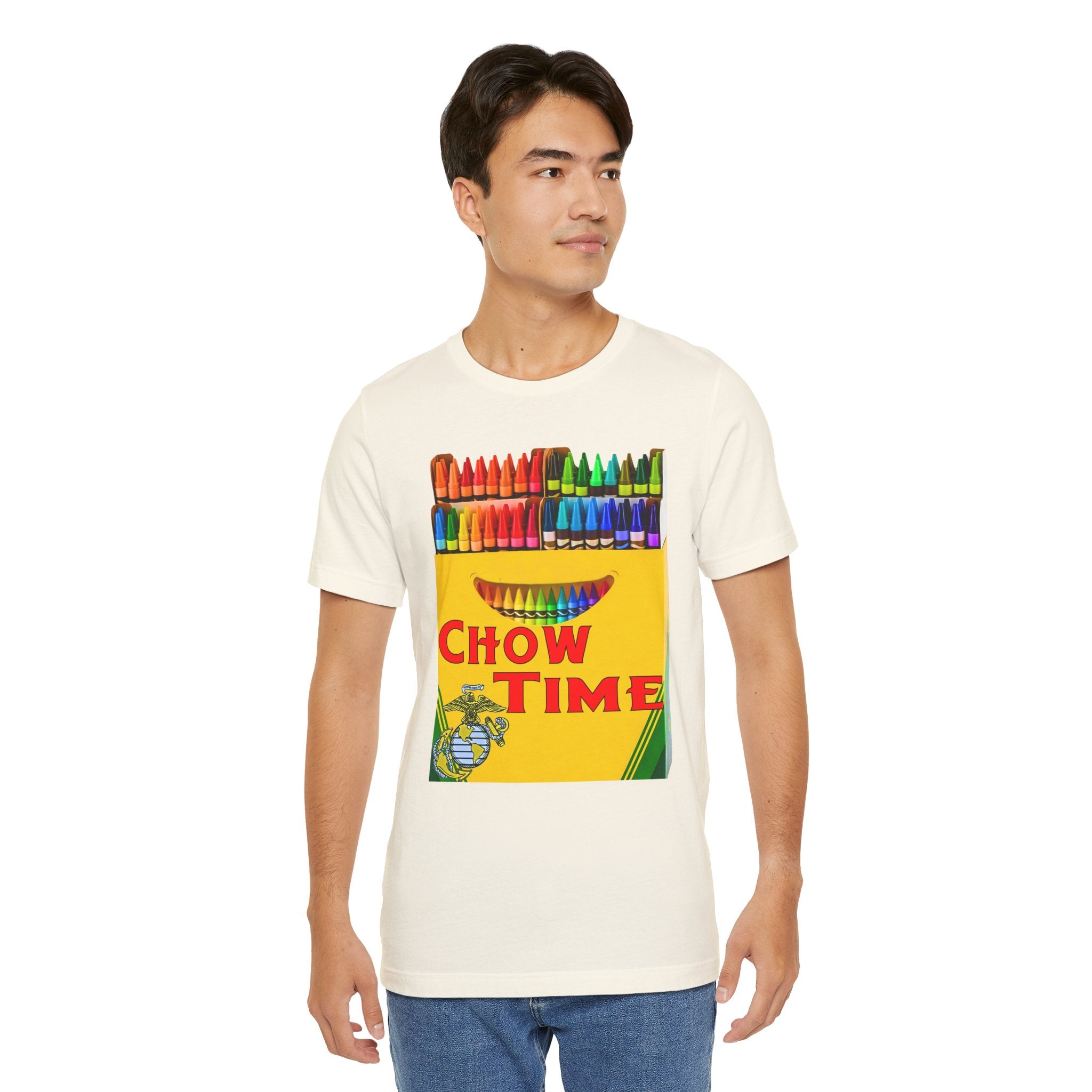 Chow Time Crayon Box T‑Shirt — Colorful Retro Kids’ Art Tee