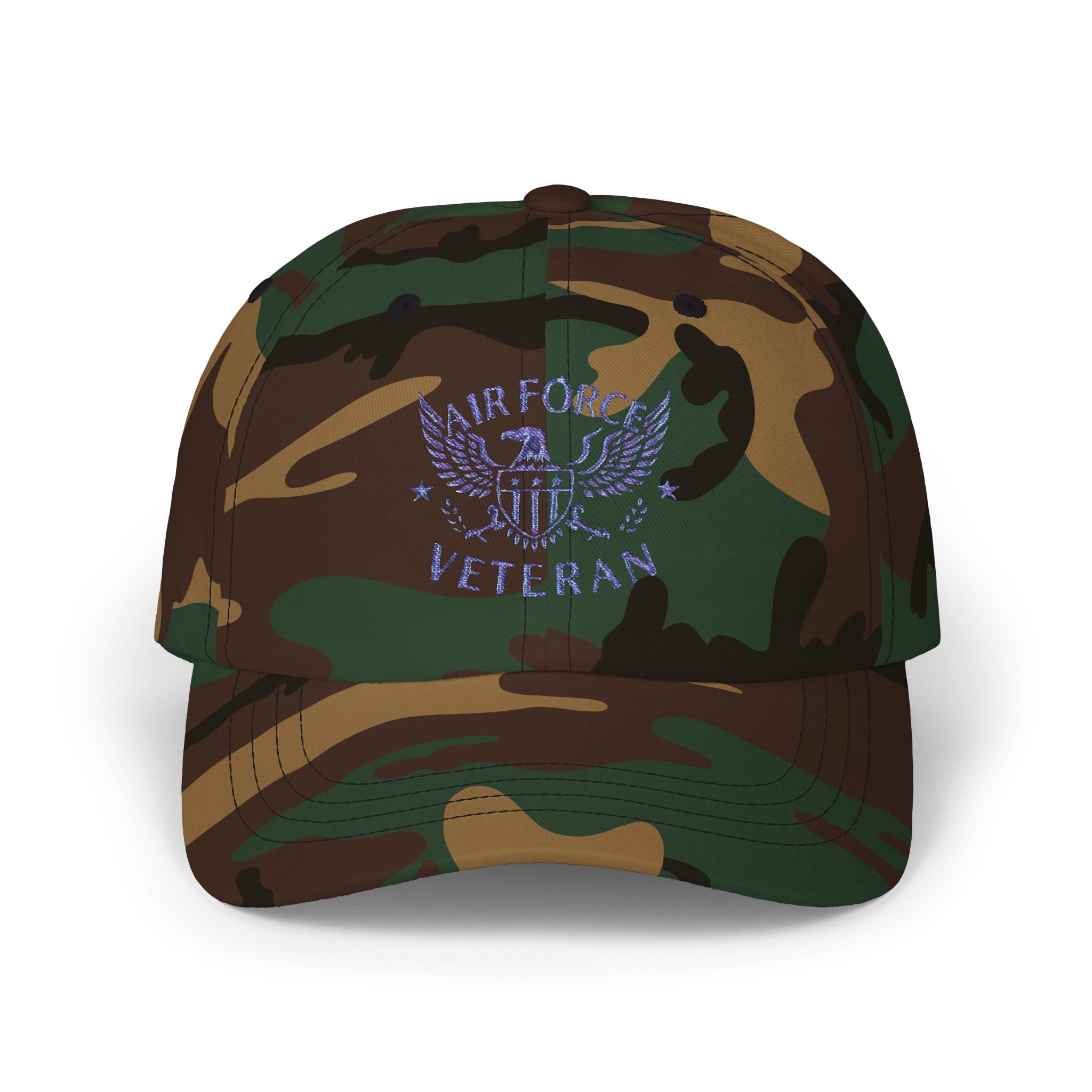 Air Force Veteran Patch Dad Cap