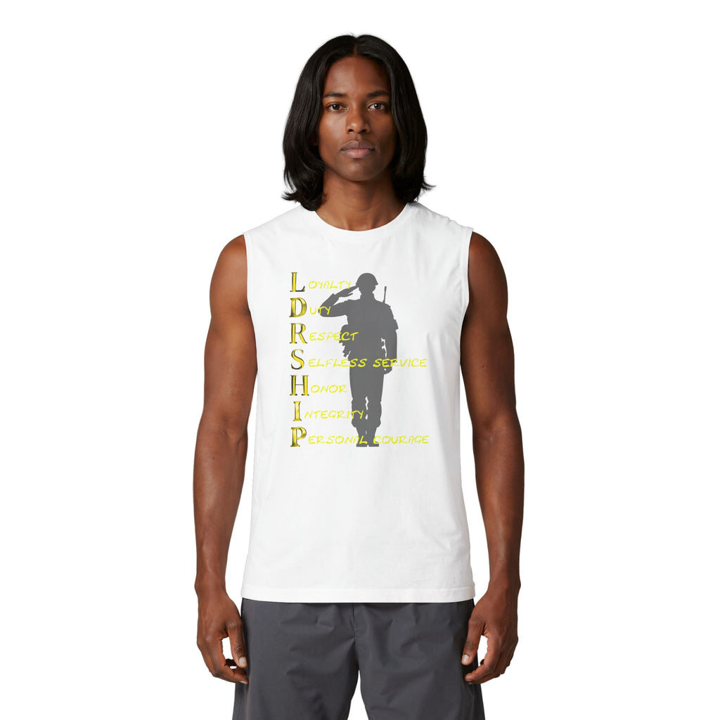 Leadership Values Muscle Tank — Military Tribute Workout Tank